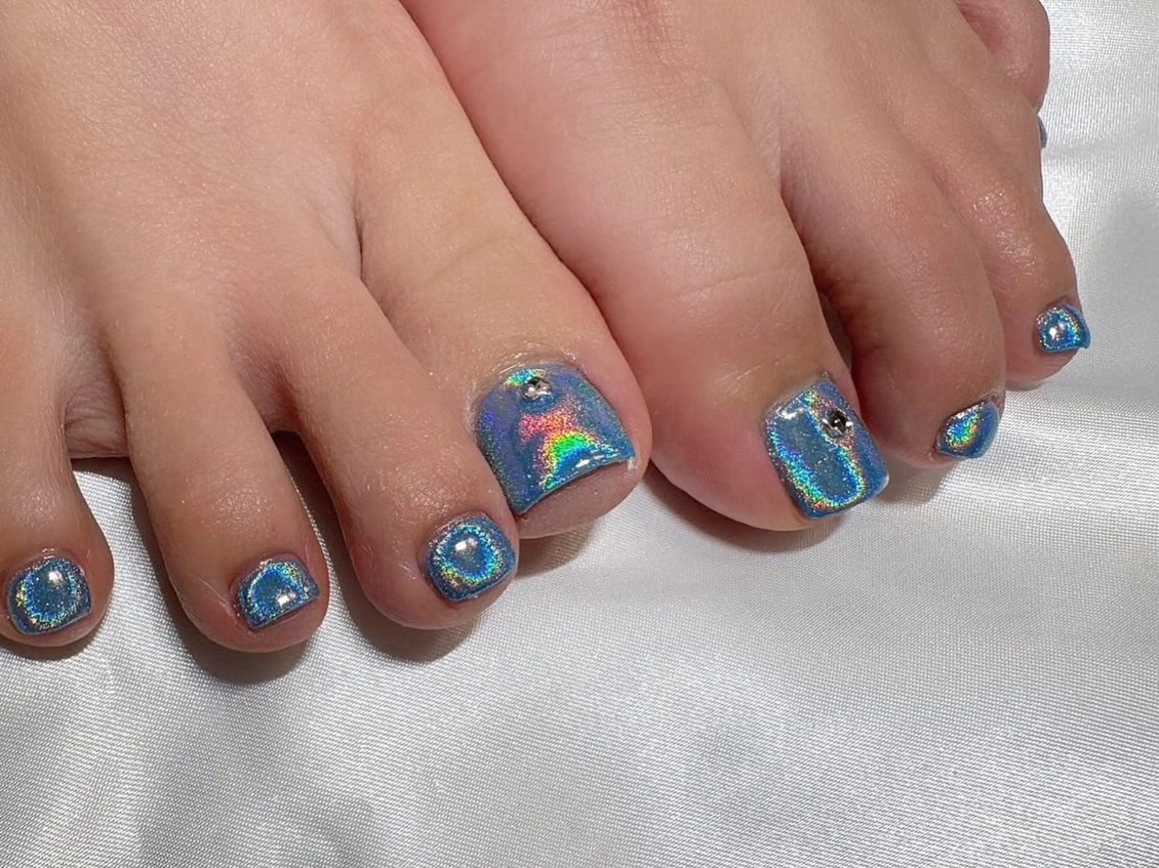 ネイル ワンカラーネイル フットネイル ROPE nail ロペネイルのネイルデザイン