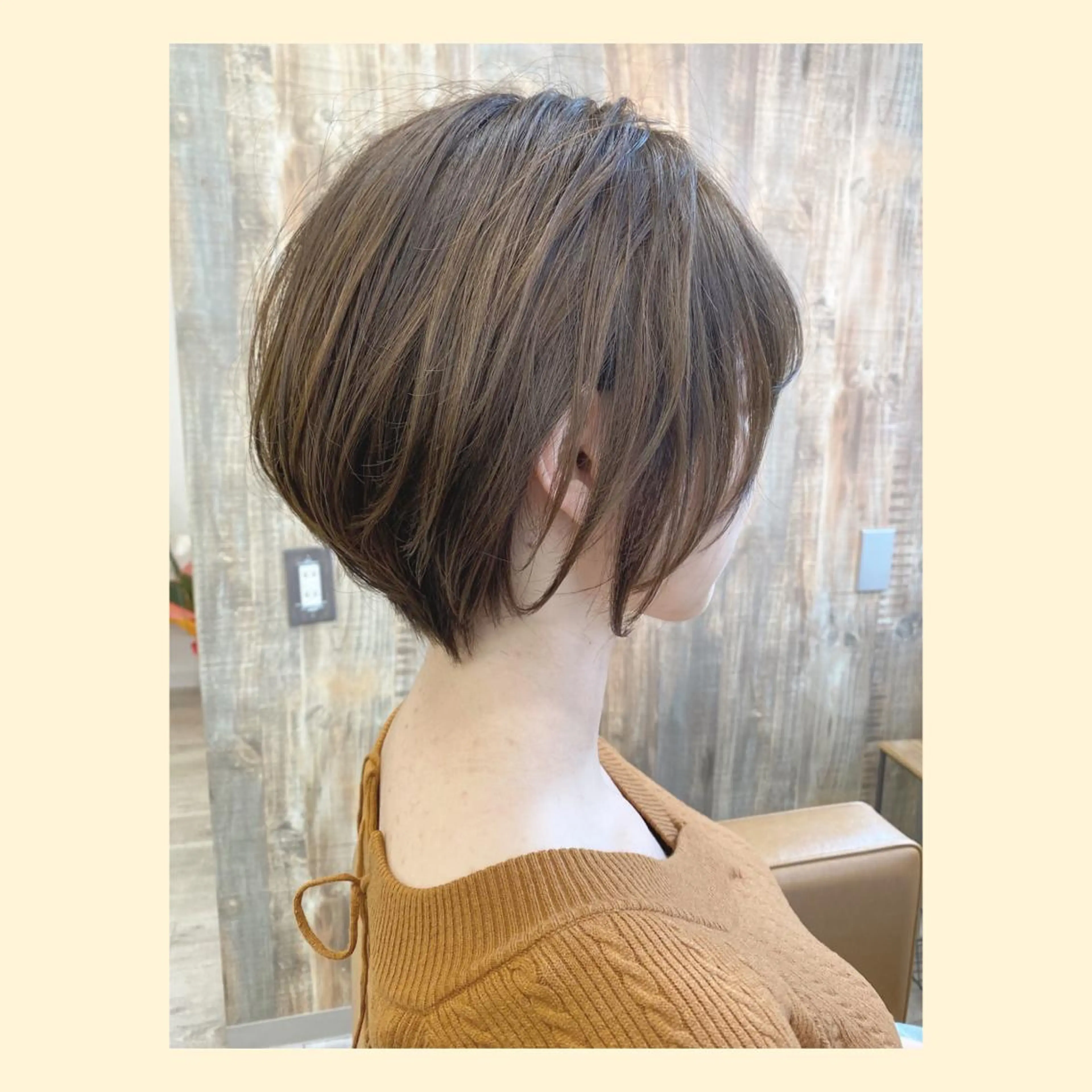 ショート カラー ショートボブ バレイヤージュ ブリーチ ケアブリーチ ダブルカラー カット ヘアカラー トリートメント 🌈ショート特化 中村崇宏🌈のヘアスタイル