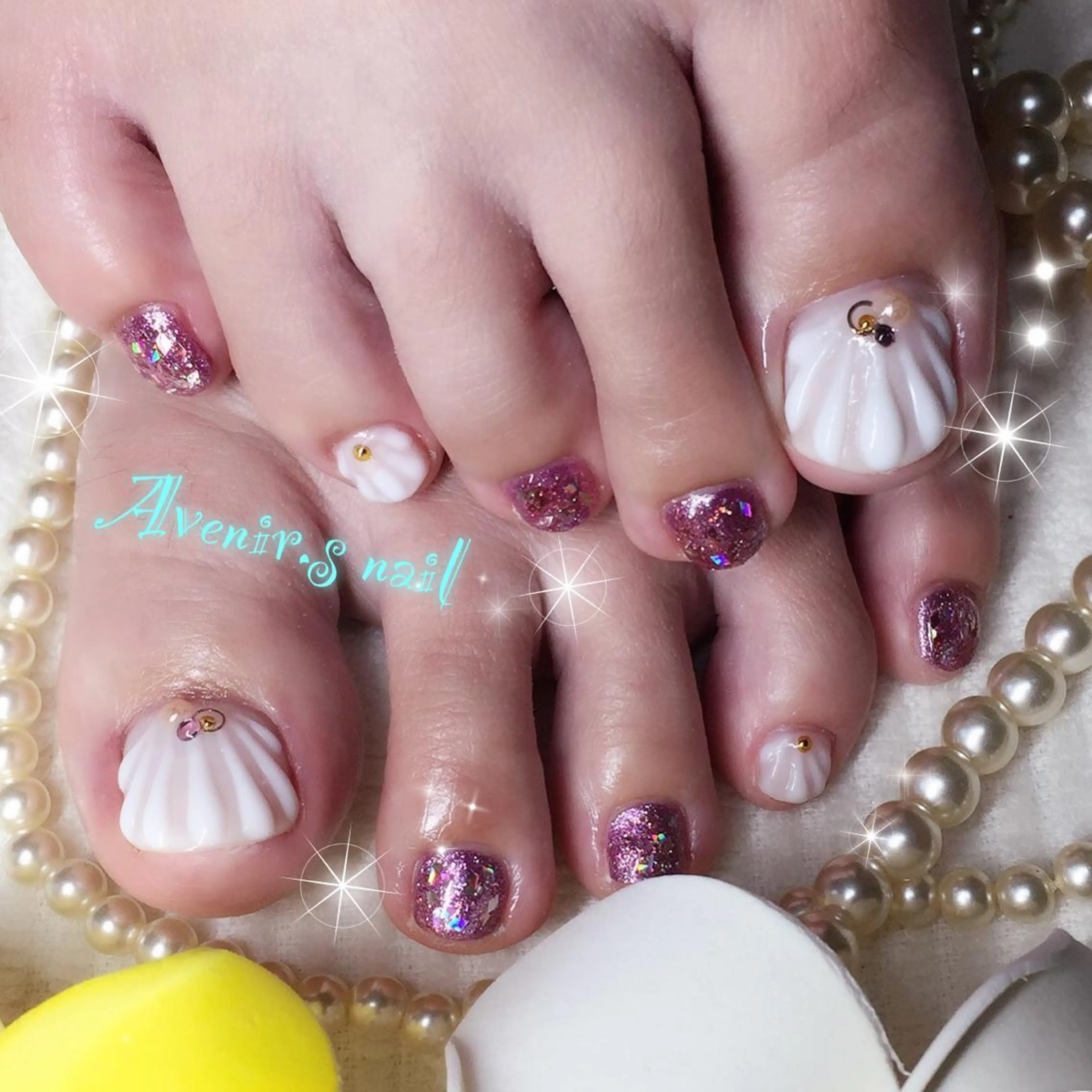 ネイル フットネイル Home Salon Avenir.のネイルデザイン