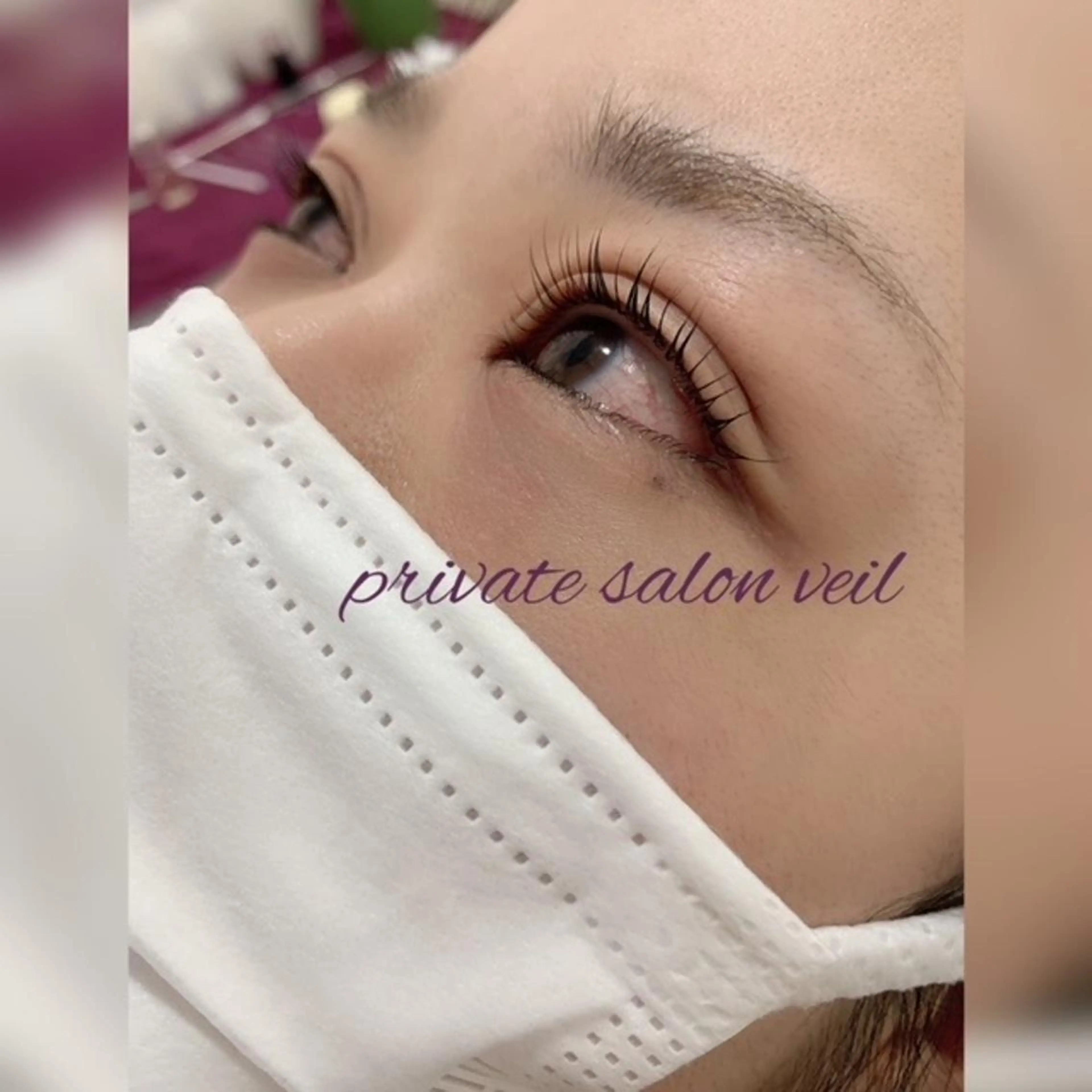 マツエク・マツパ パリジェンヌラッシュリフト Veil ayakaのマツエク・マツパデザイン