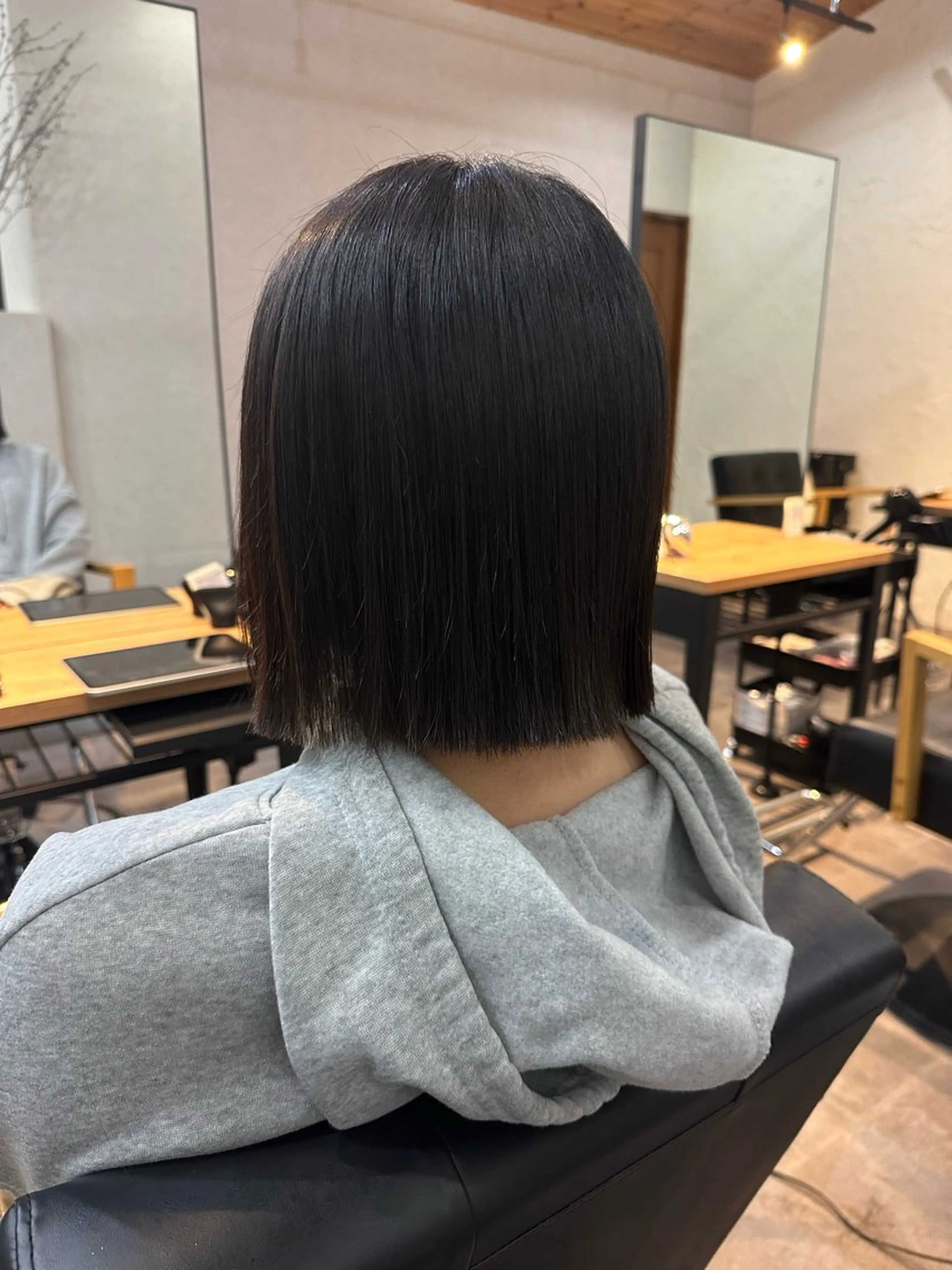 ミディアム 𝑭𝒖𝒌𝒂🩶 モテ髪×透明感カラーのヘアスタイル