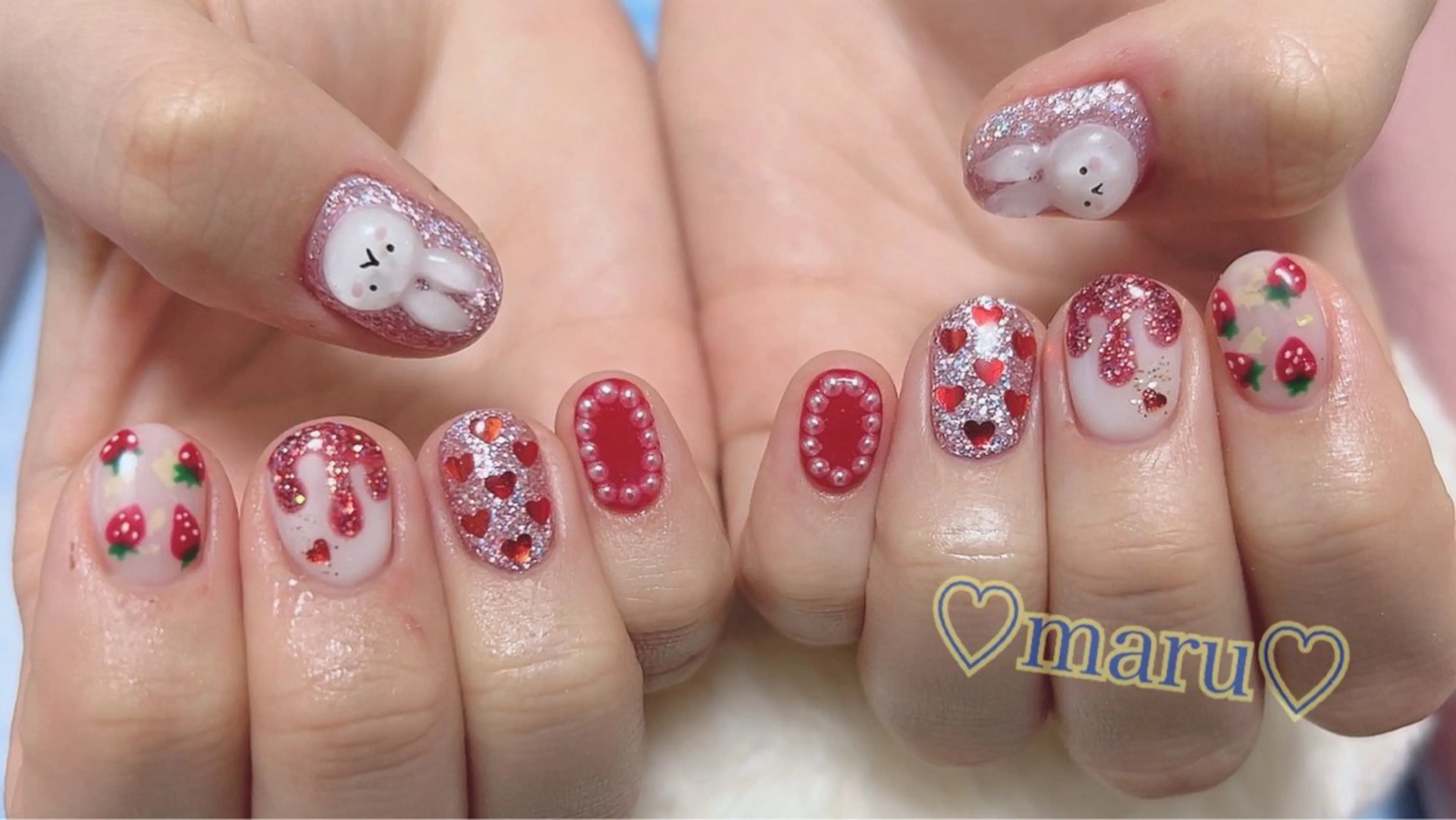 ネイル ハンドネイル フットネイル まるみ ♡のネイルデザイン