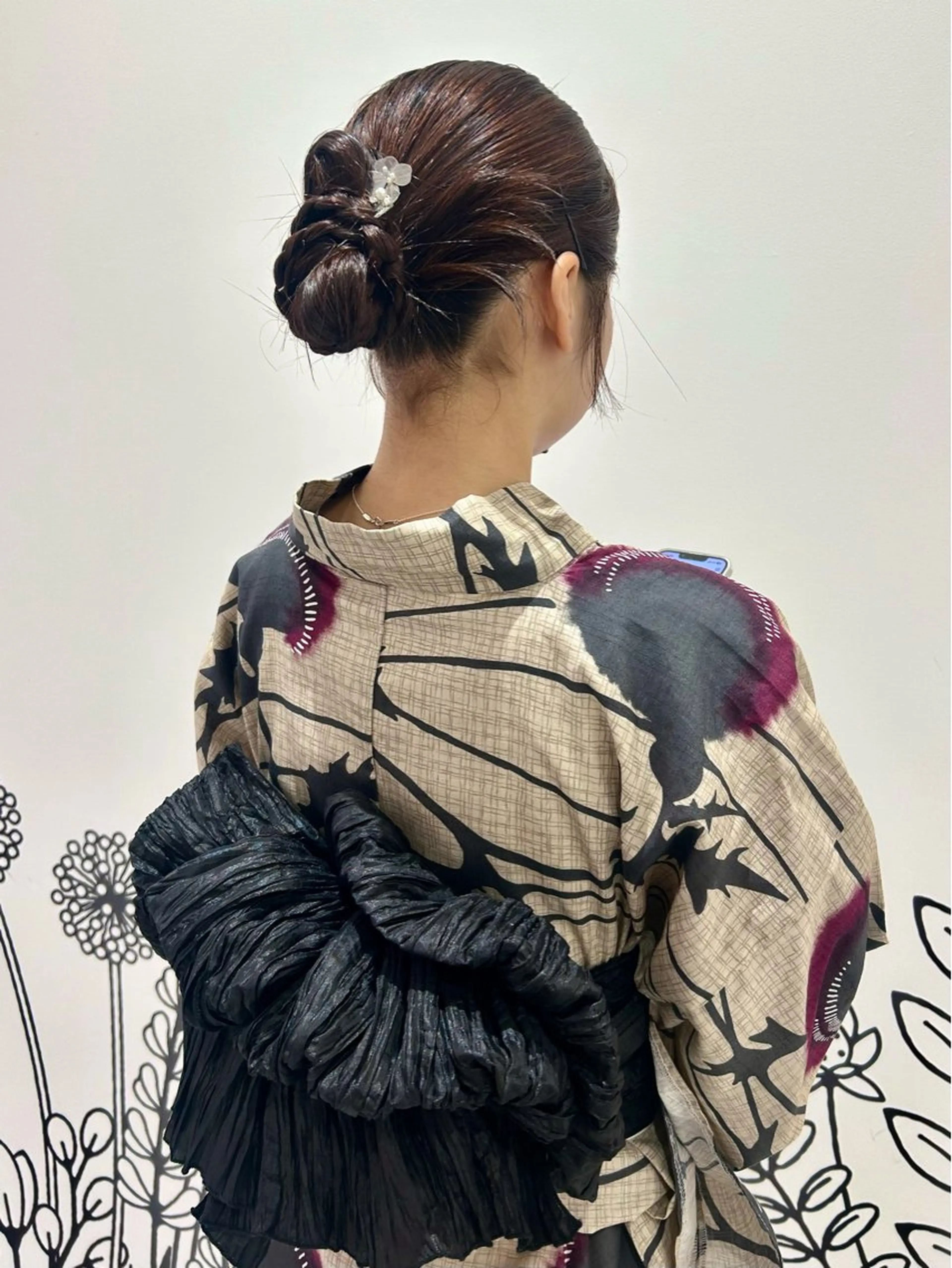 ヘアアレンジ 着付け 👔ボブ﹨似合 わせパーマ🩳ももかのヘアスタイル