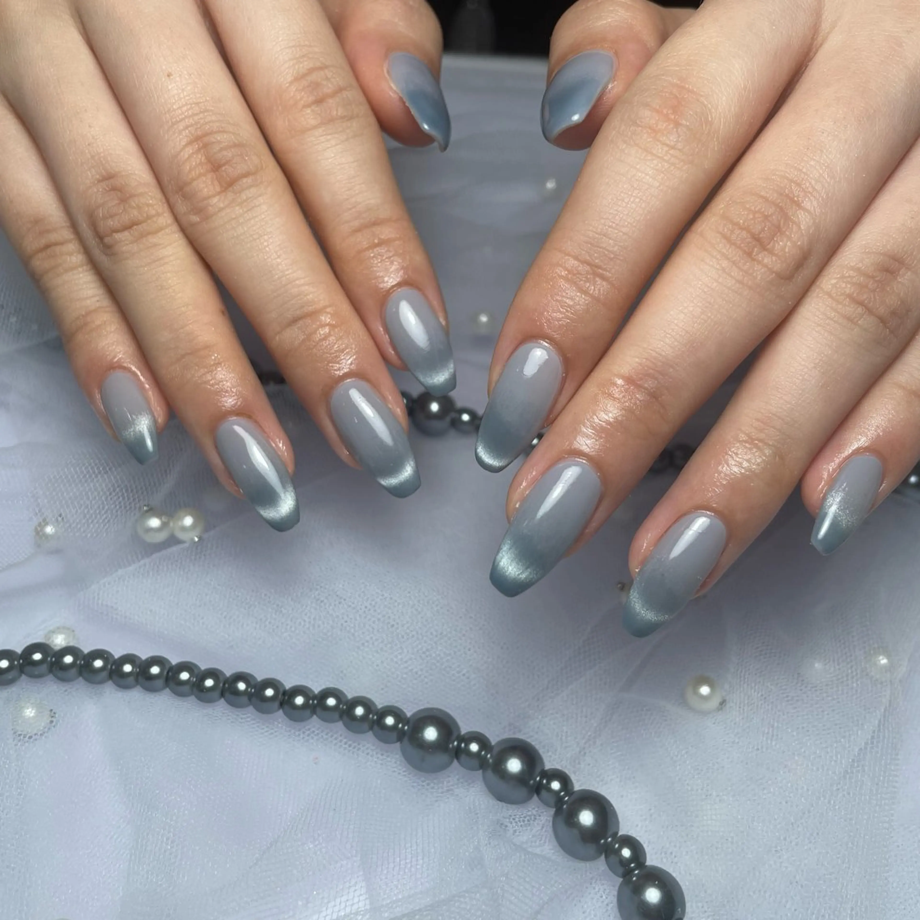 【HANDオフなし】マグネットグラデーションネイル💅🏻の写真