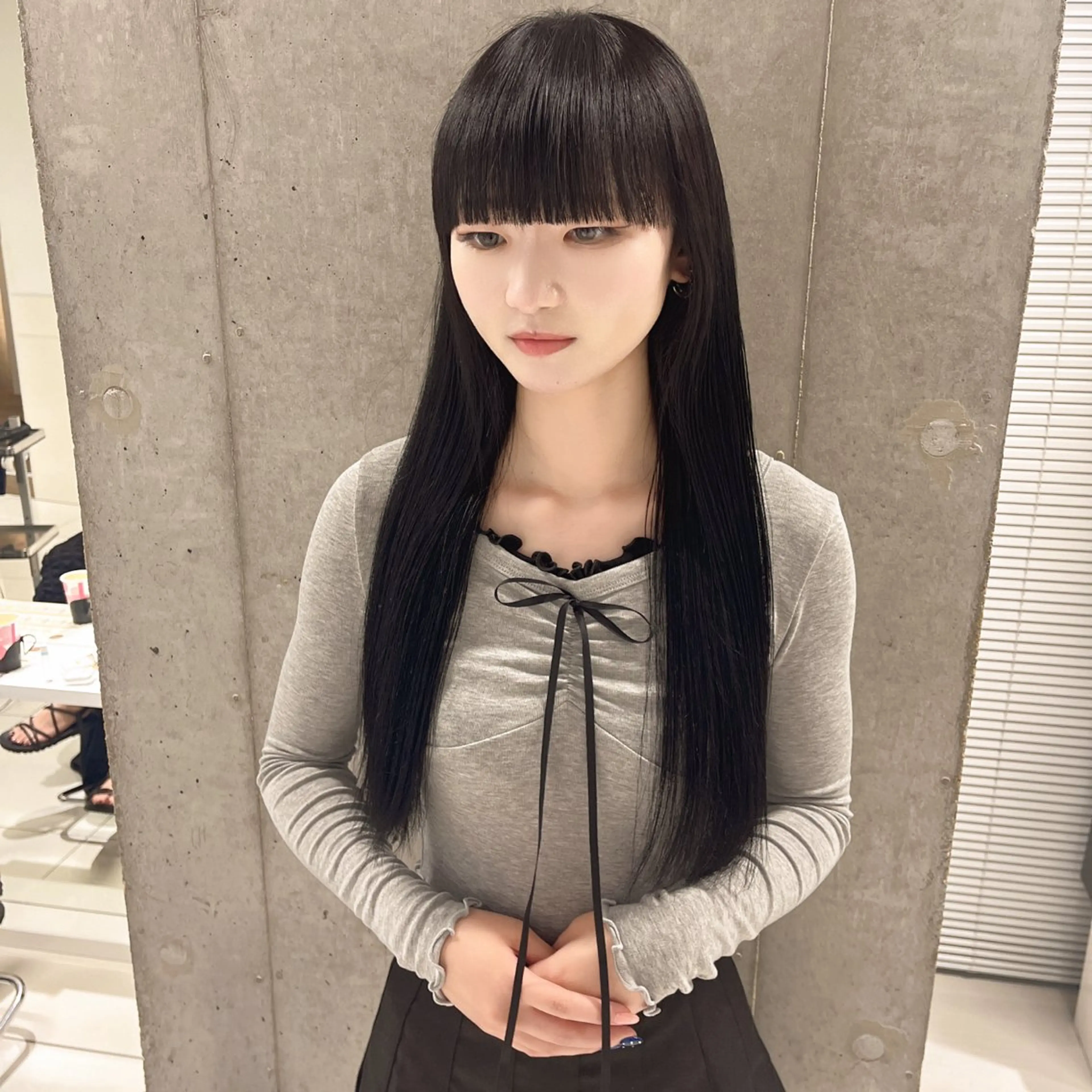 ロング カラー ヘアアレンジ ねいるとあいの店キュプレ橘通店所属・harua キュプレ/アイリストのマツエク・マツパデザイン