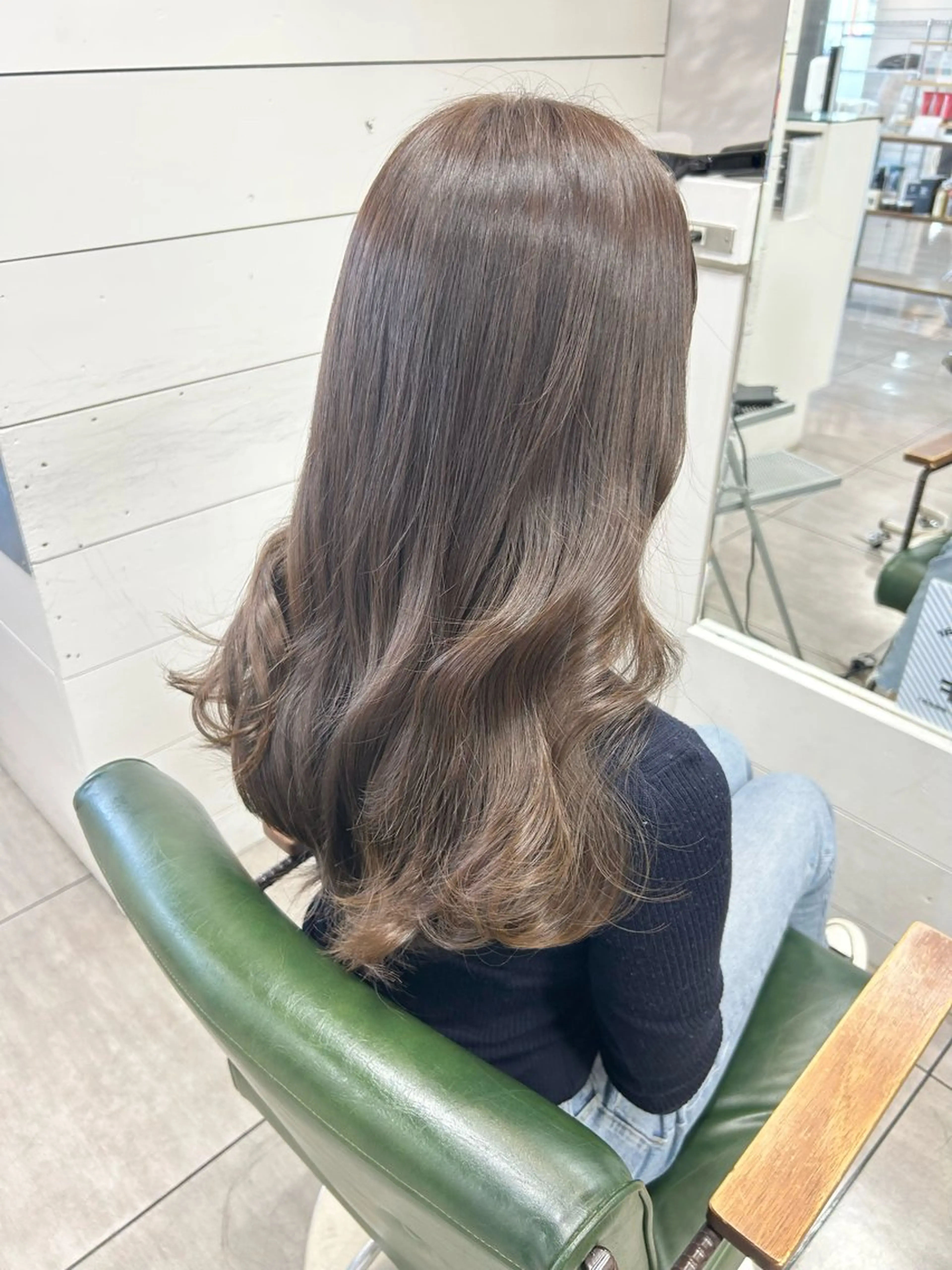 ロング ヘアカラー トリートメント 🫧艶髪カラー🫧 森本くるみのヘアスタイル