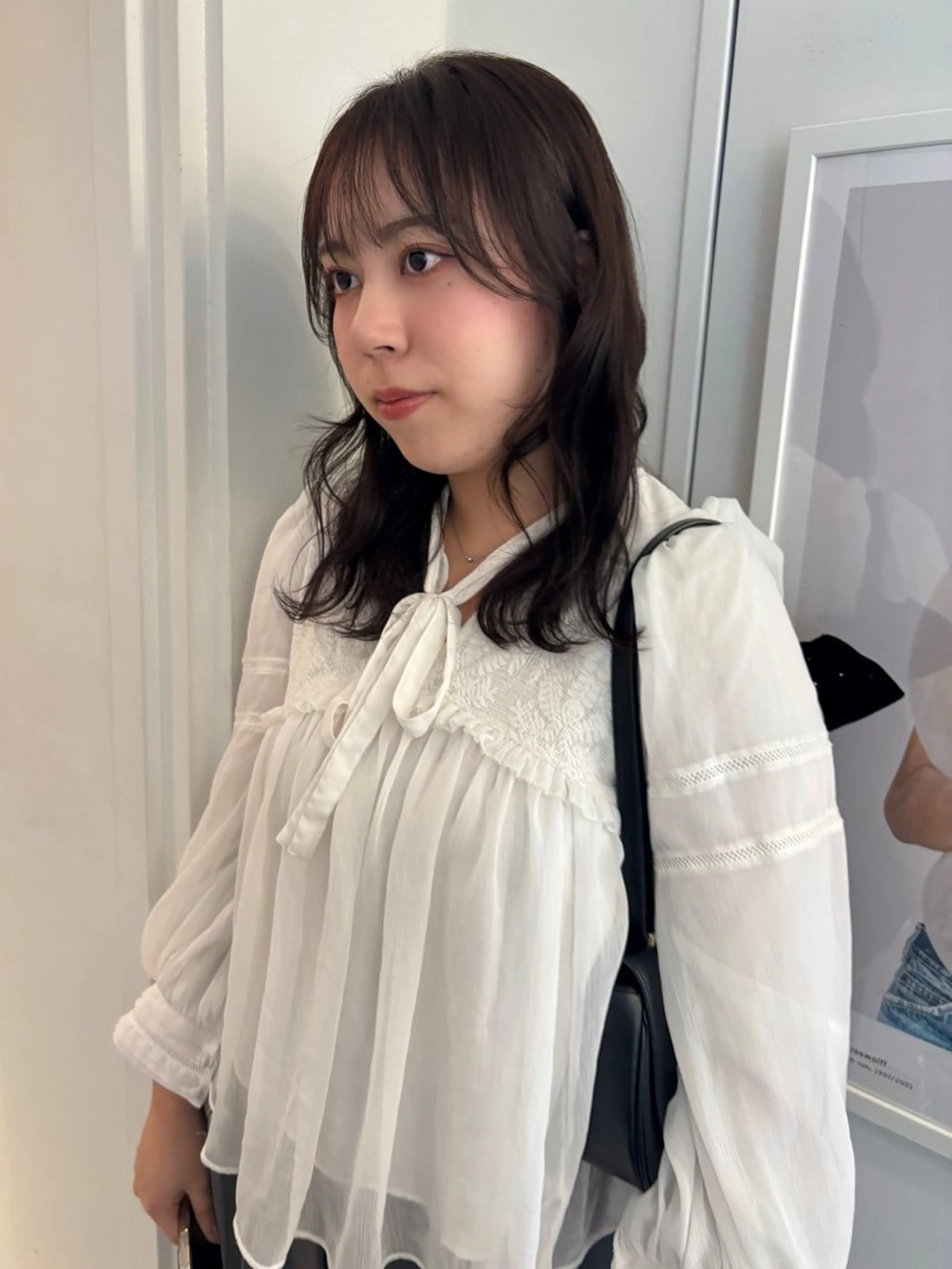 ミディアム カラー カット ヘアカラー riria/ボブ /ブラウンカラー🎀のヘアスタイル