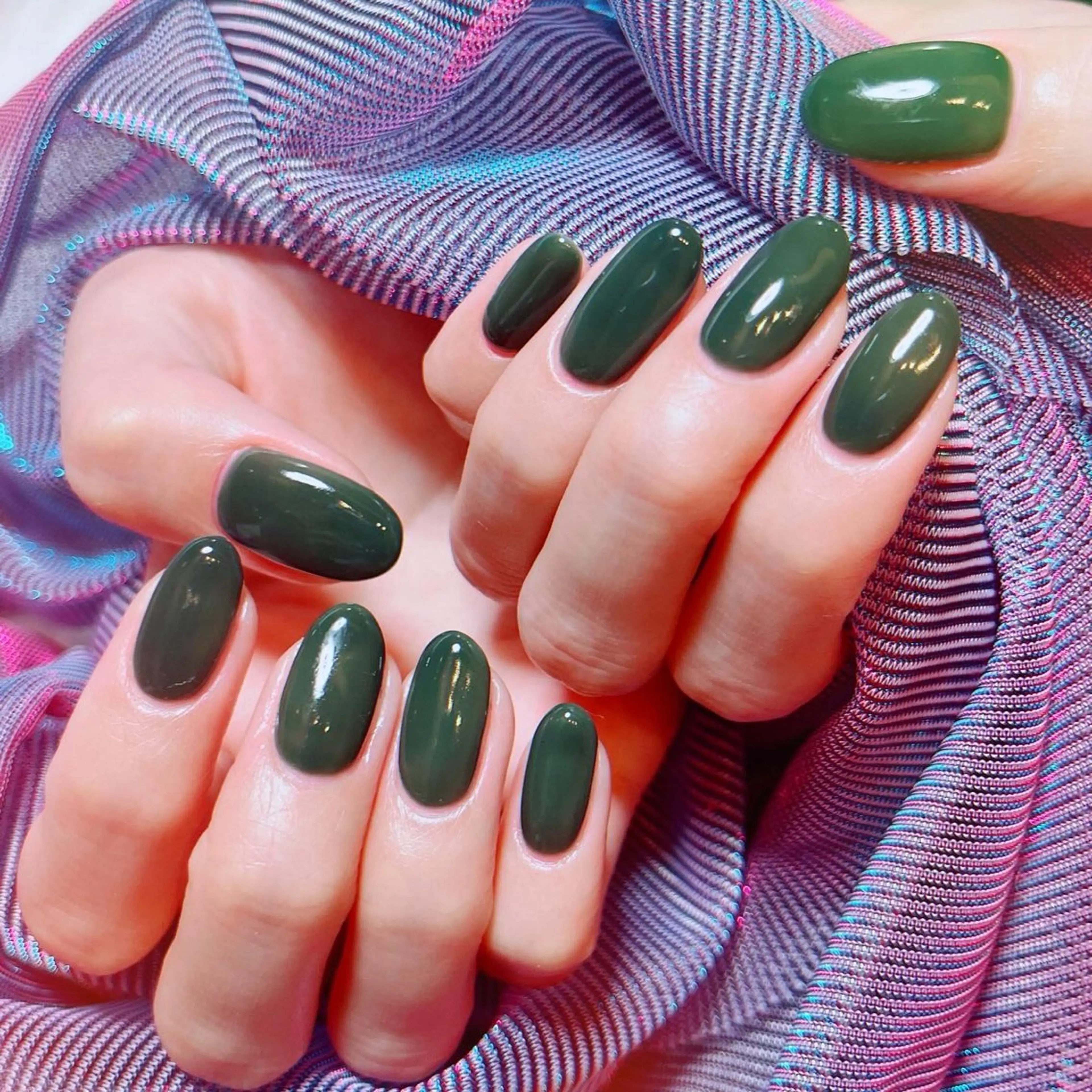 ネイル クリアネイル ワンカラーネイル ハンドネイル ruirui.naildesign所属・RUI ☆のネイルデザイン
