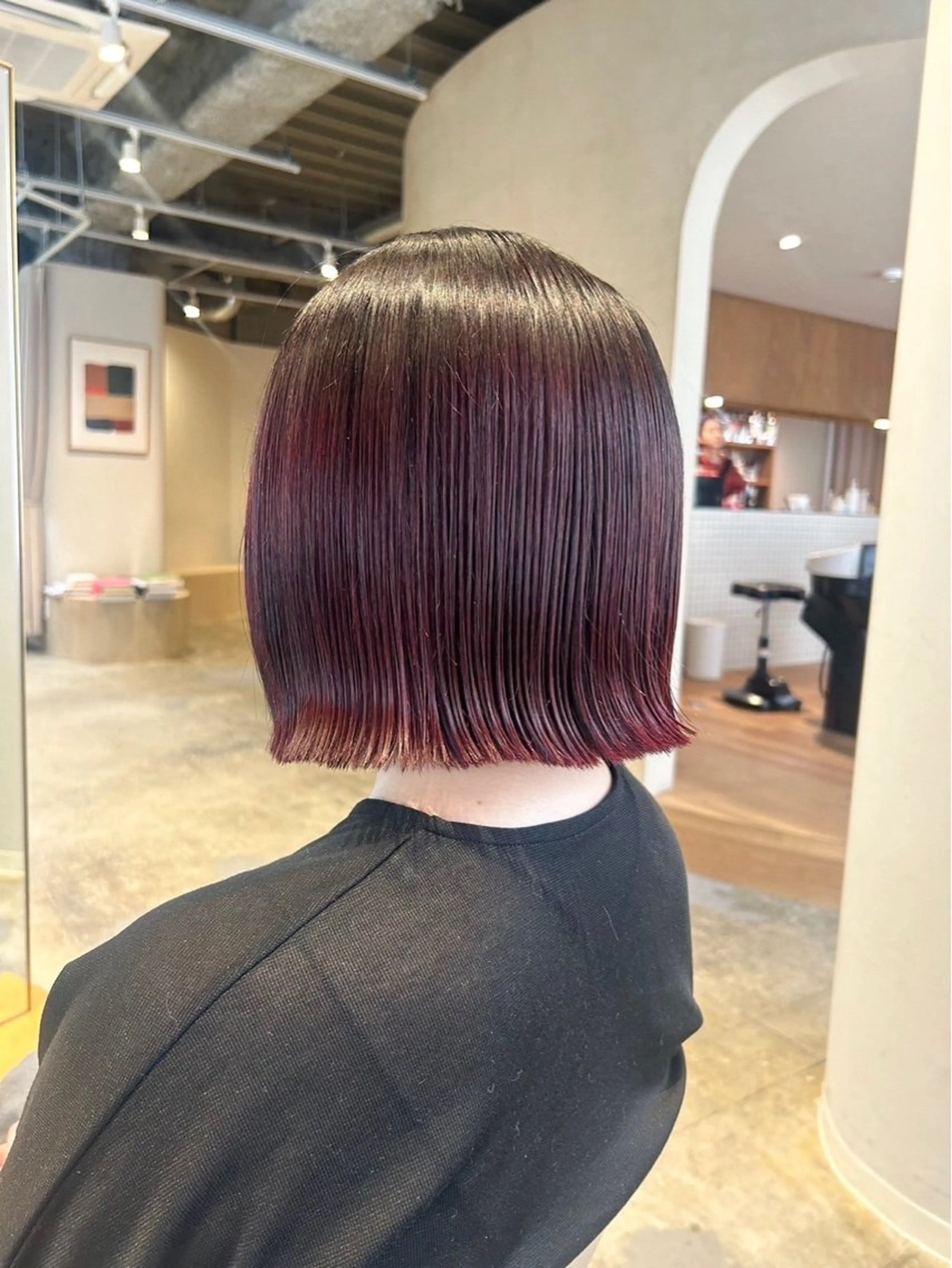 カラー ヘアカラー 佐藤 来輝のヘアスタイル