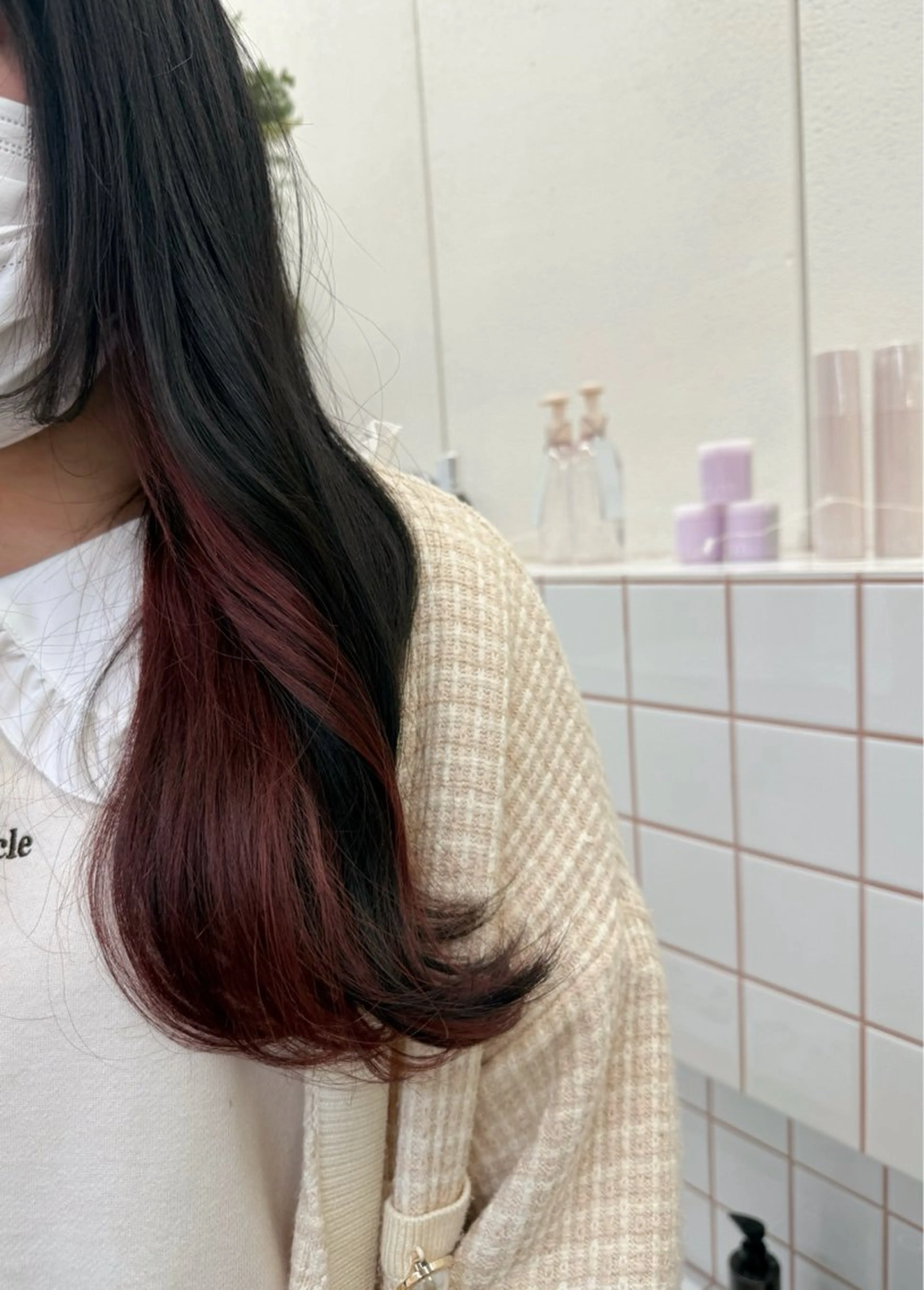 ロング カット ヘアカラー トリートメント 🌻花屋併設🌻濱 幸帆のヘアスタイル