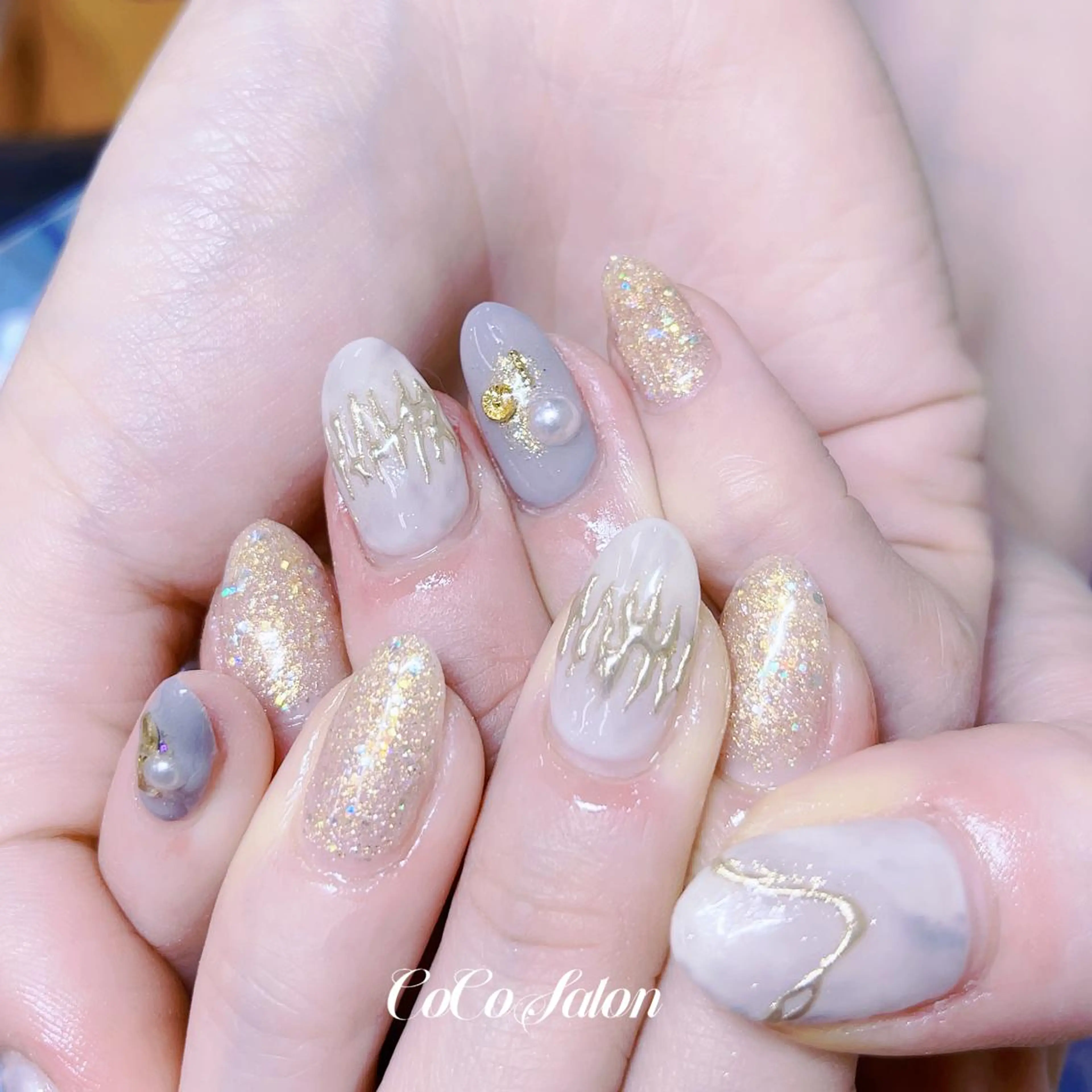 ネイル ニュアンスネイル ハンドネイル CoCoSalon ネイル/まつ毛予約のネイルデザイン