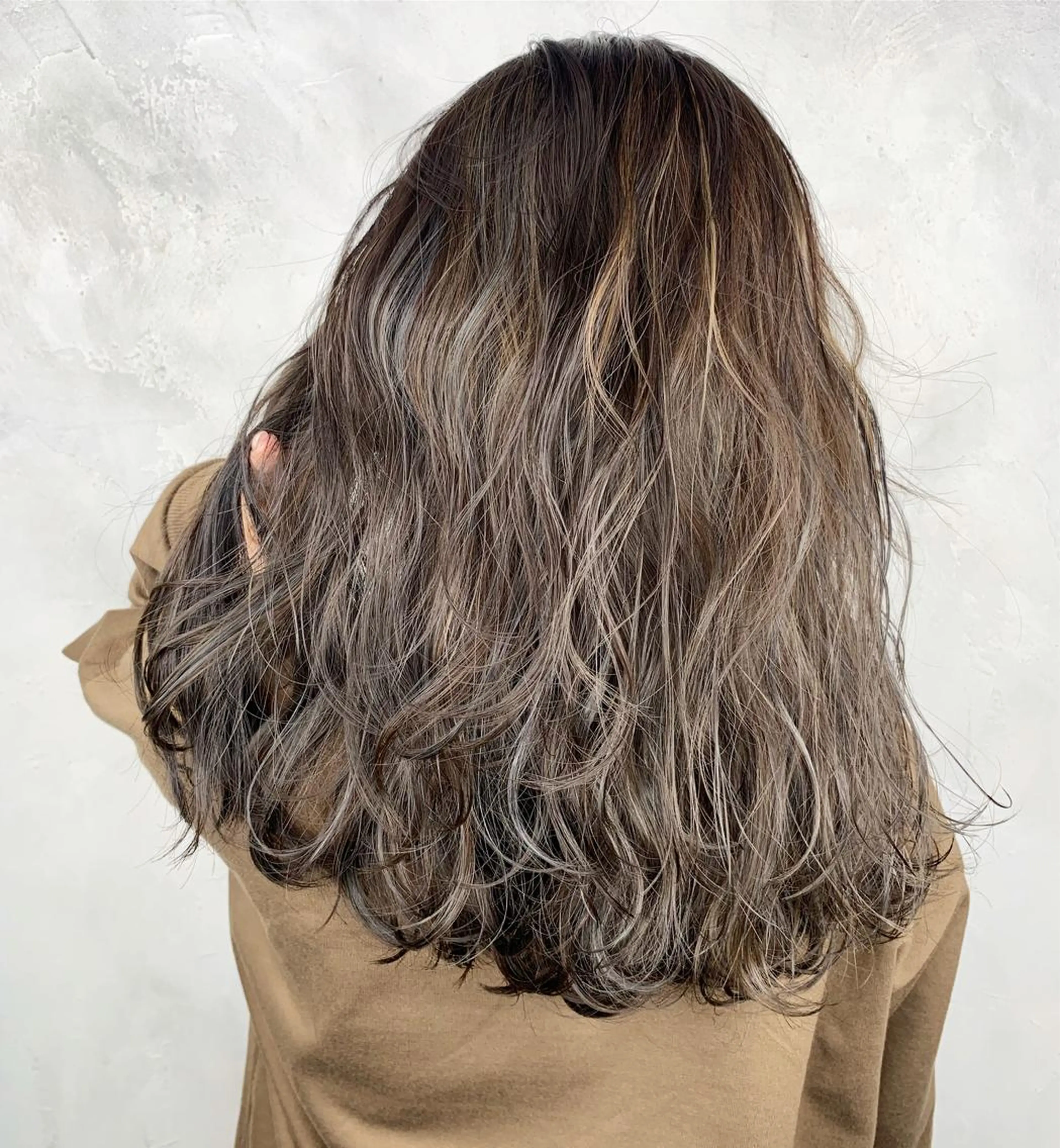セミロング カラー 髪質改善×縮毛矯正 HairDr.LINO駒沢【リノ】所属・mam. mamicoのヘアスタイル