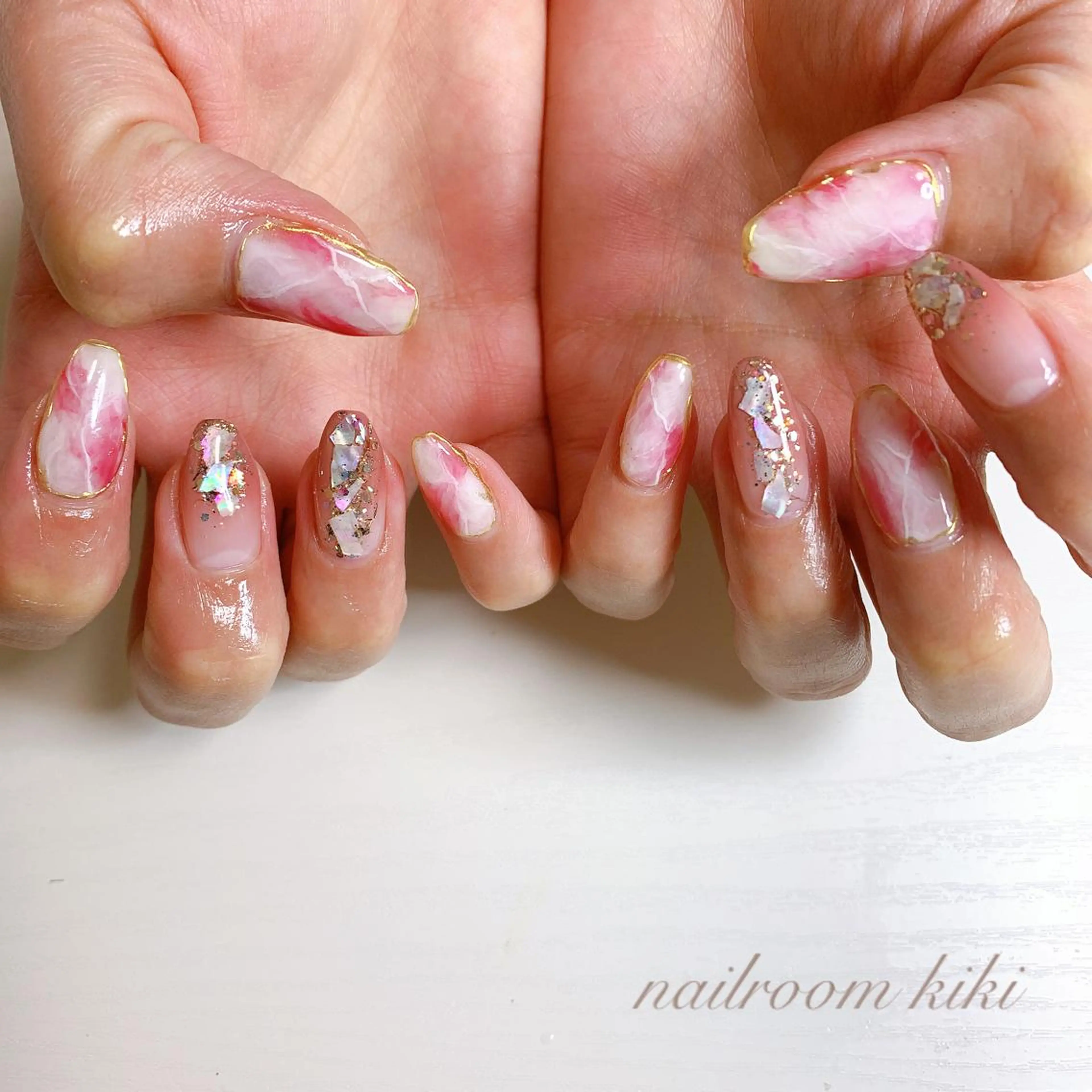 ネイル ニュアンスネイル ピンク Salon de kiki所属・Salonde kikiのネイルデザイン