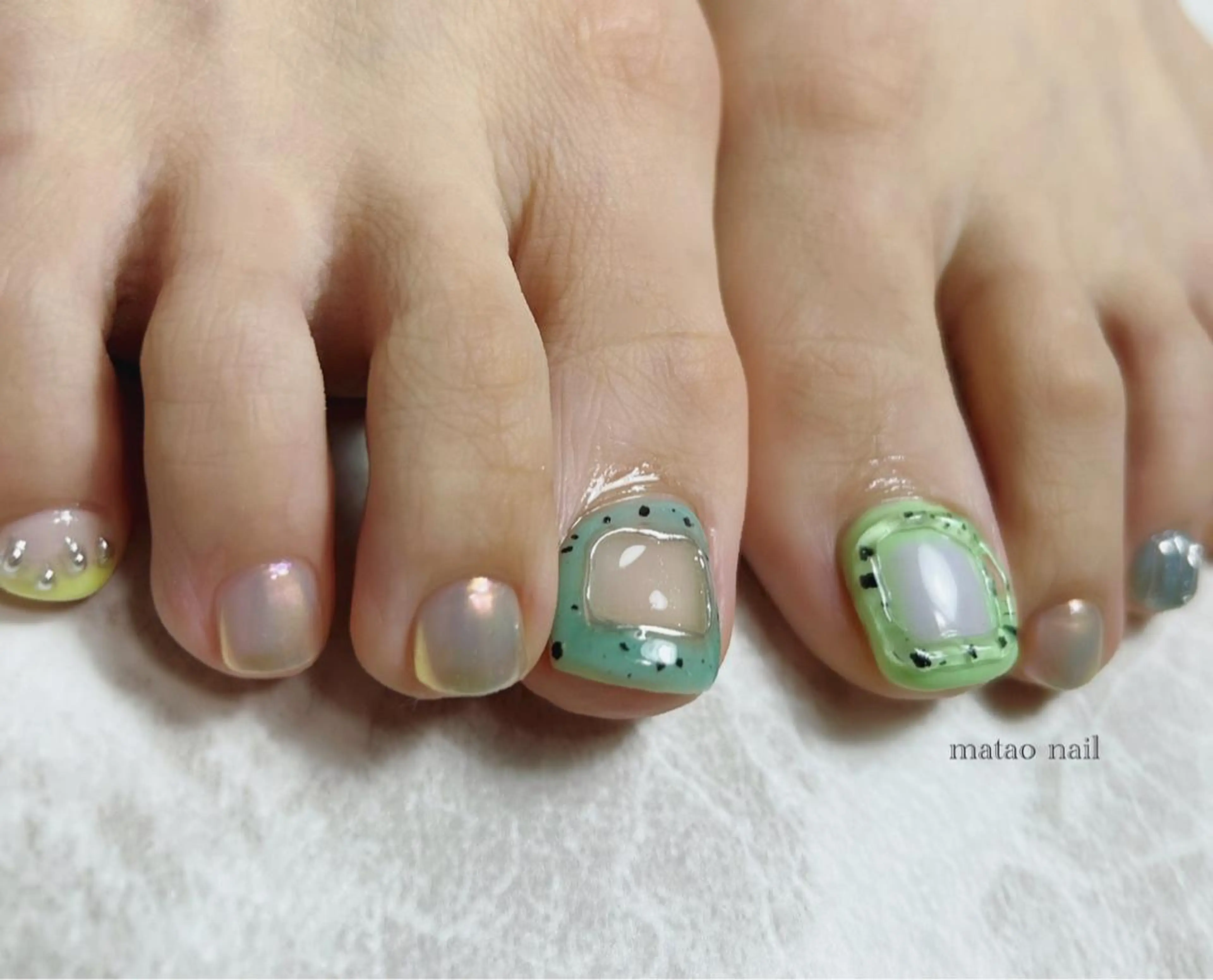 ネイル アートネイル フットネイル 持ち込み matao nailのネイルデザイン