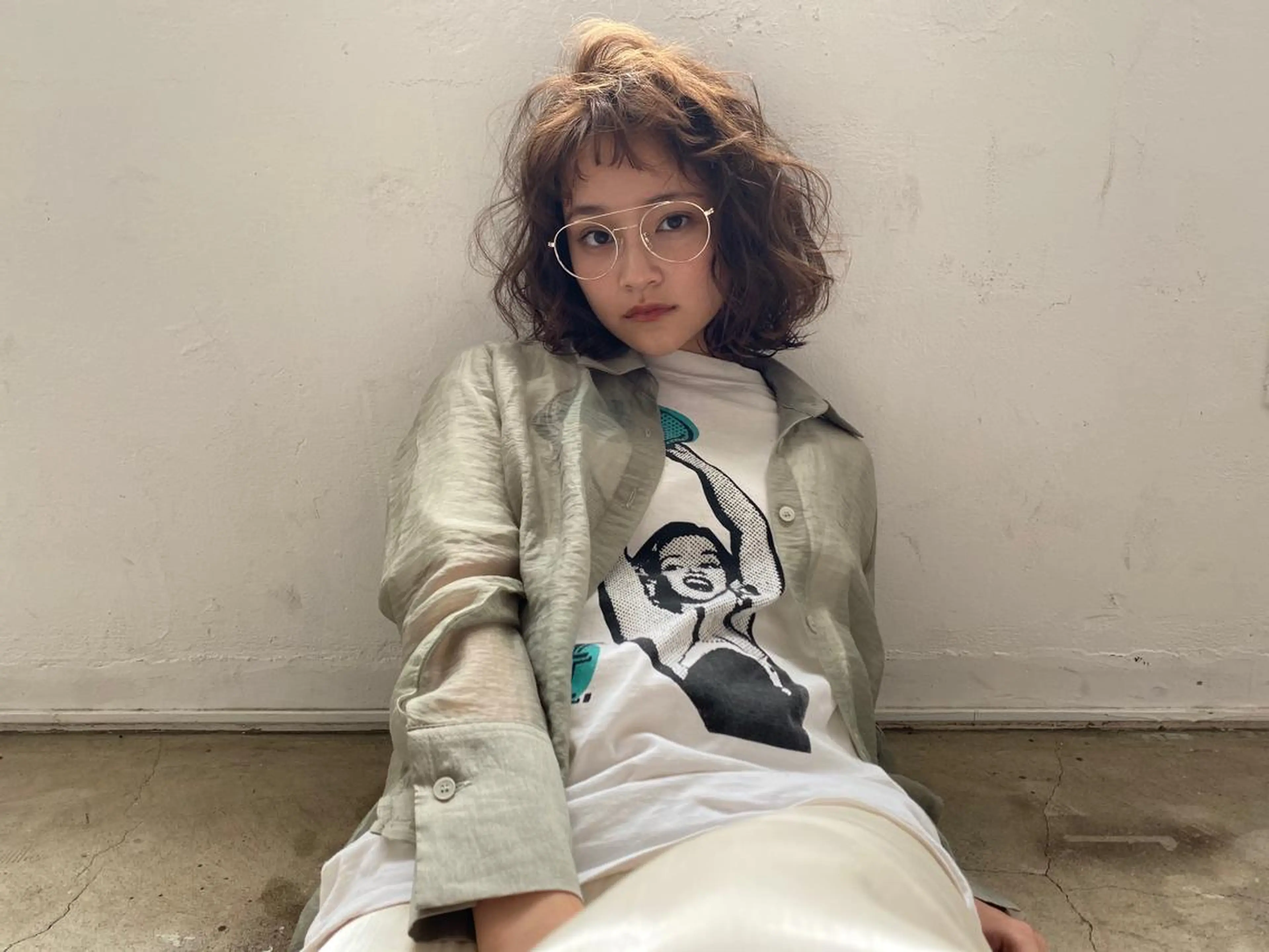 ミディアム パーマ 🌱加藤　胡太郎 /艶髪ストレート🌱のヘアスタイル