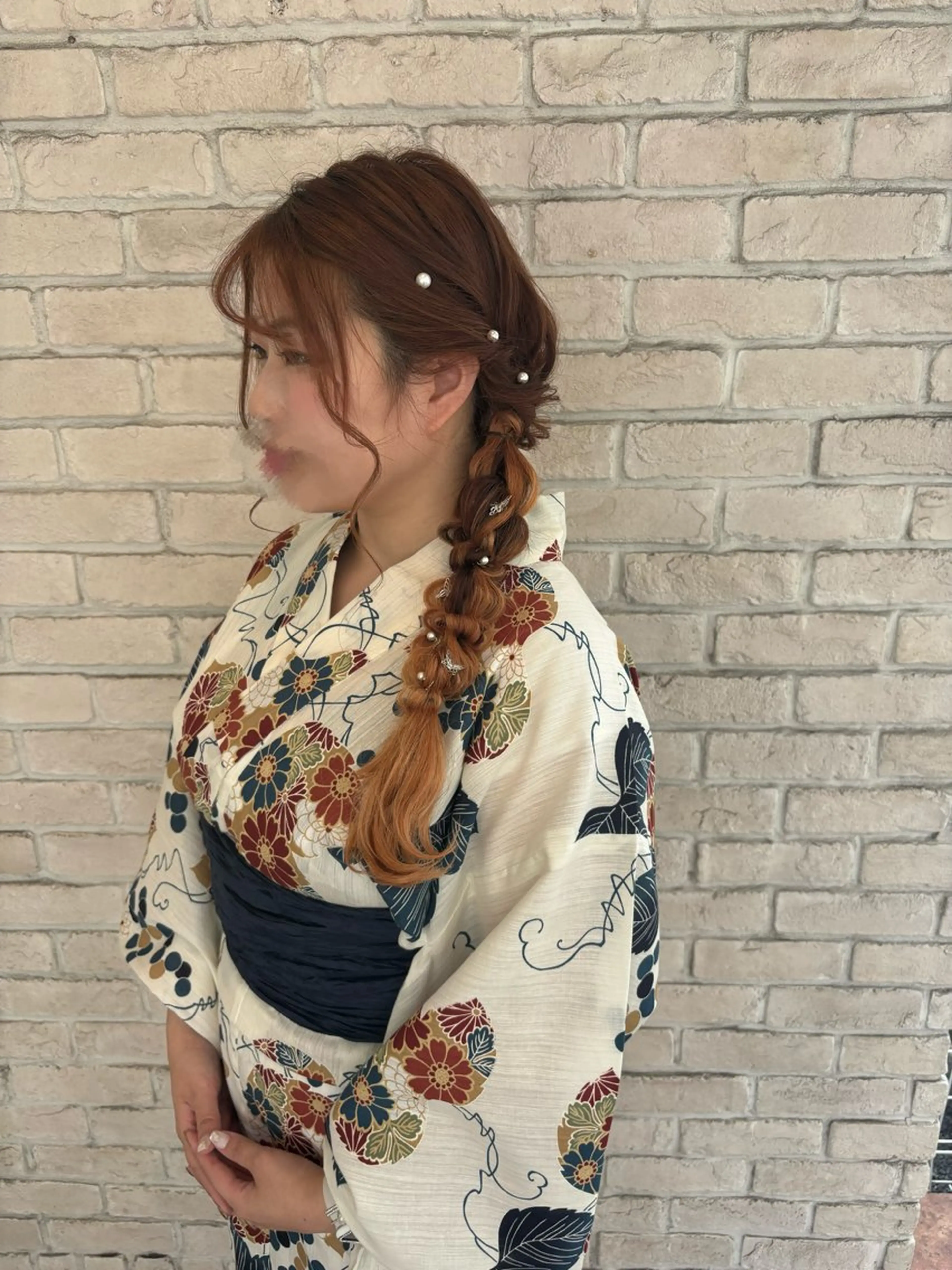 ヘアアレンジ 着付け 横浜パーマアレンジ 🌼スズキ　リョウカのヘアスタイル