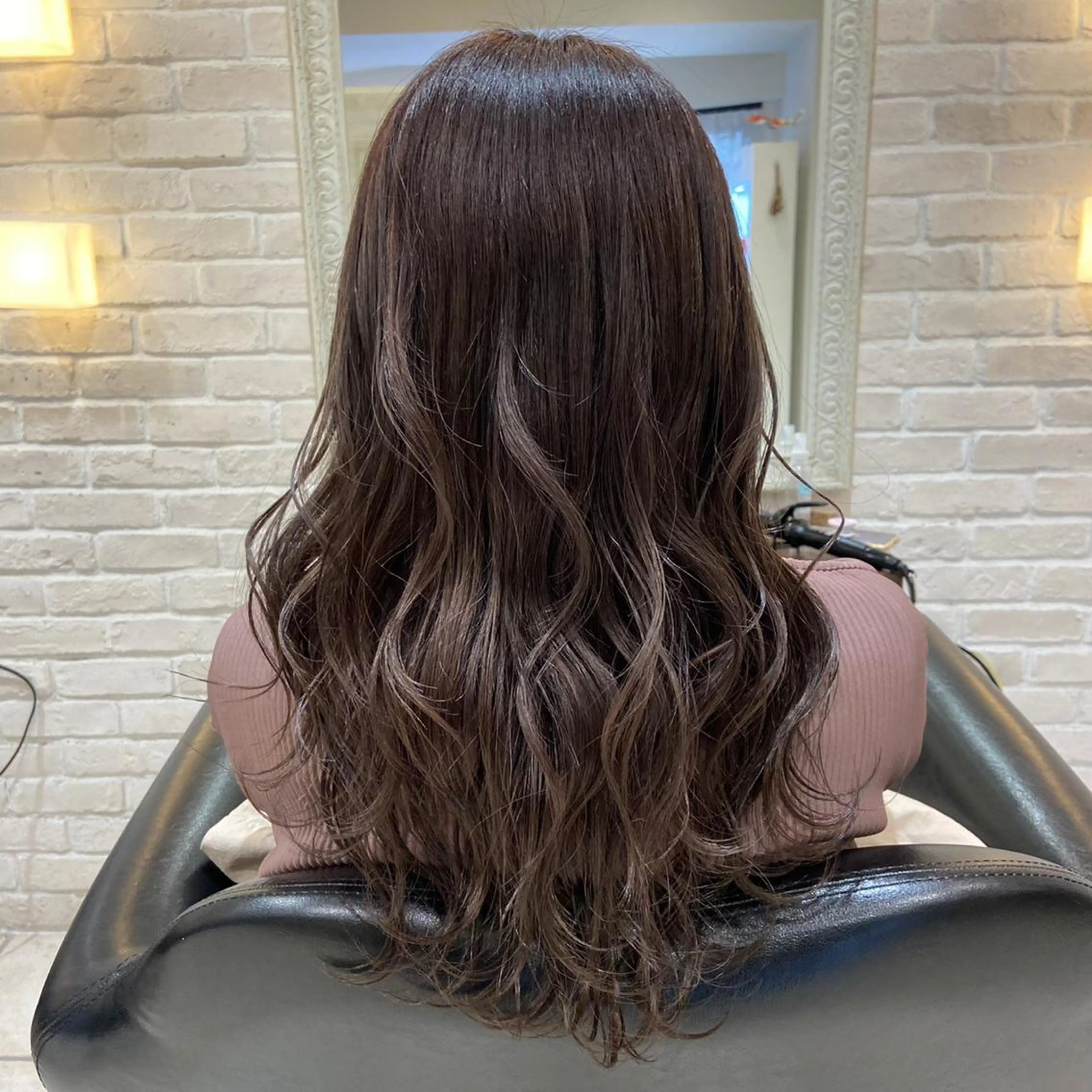 ロング カラー ヘアアレンジ 🦄ブリーチ💜エク ステ💜MIU🦄のヘアスタイル