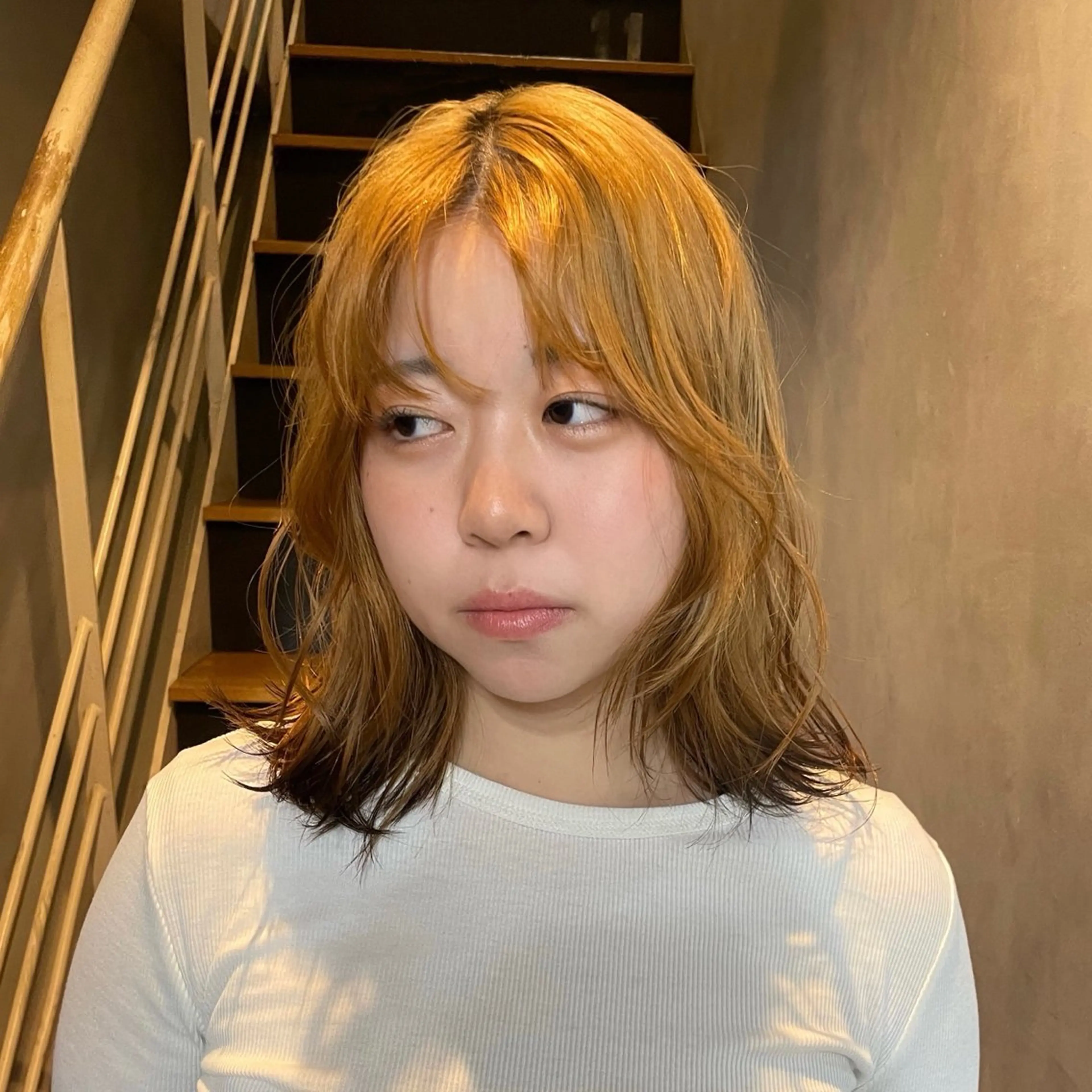 ミディアム カラー AIRI /XENA渋谷本店のヘアスタイル