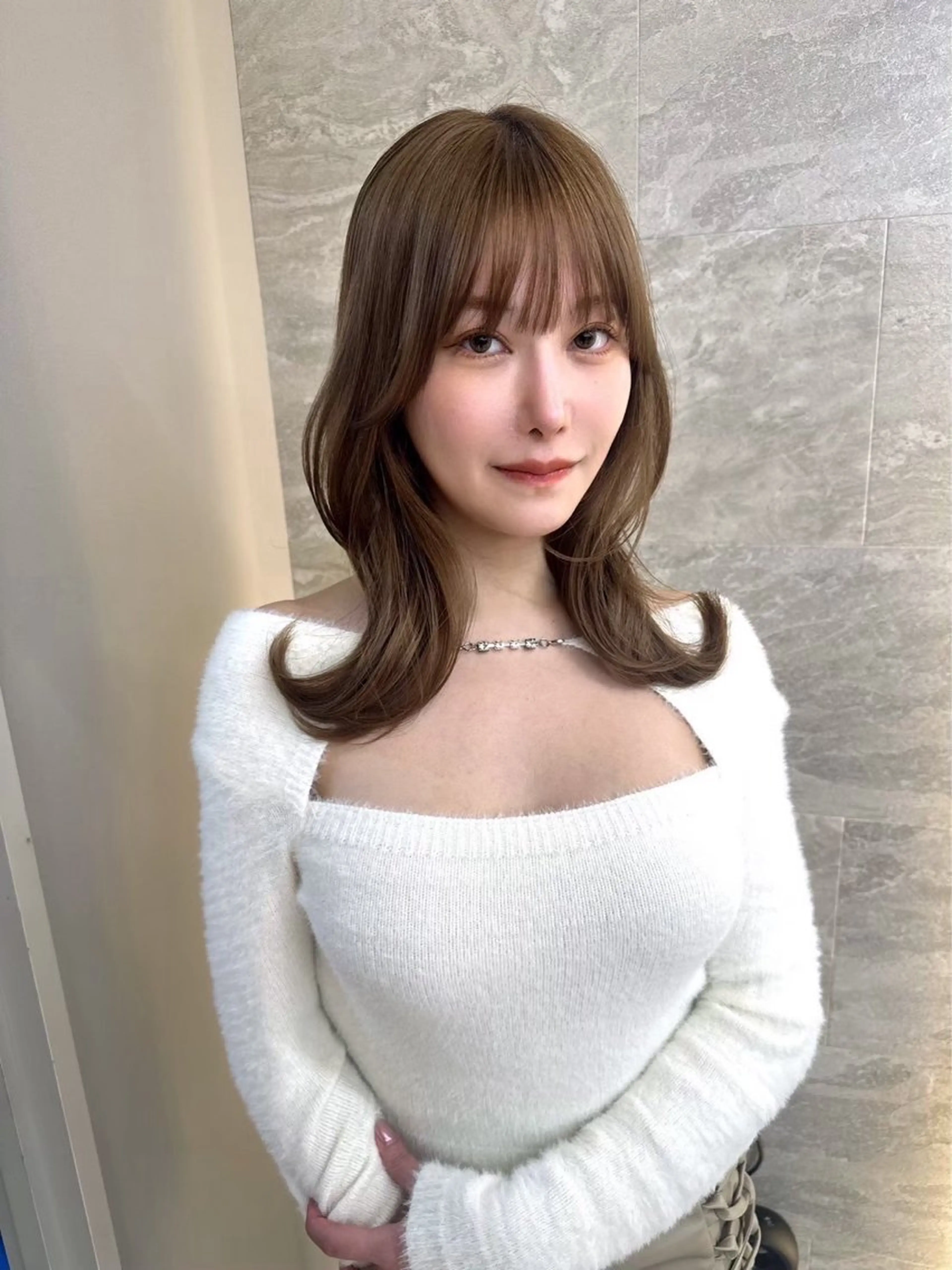ロング カラー カット トリートメント 美髪❣️縮毛矯正/ 髪質改善✨/山本のヘアスタイル