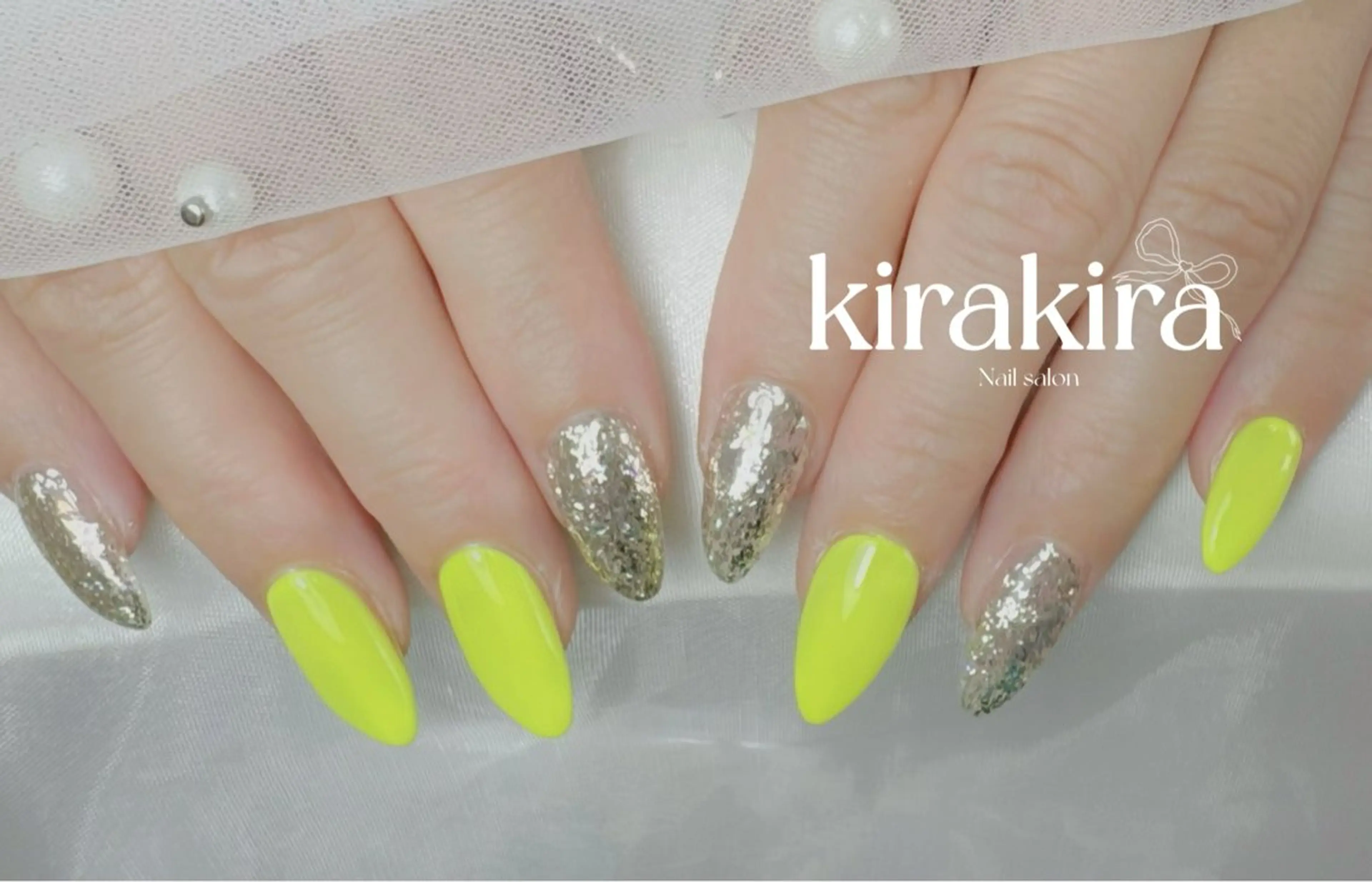 ネイル ブルー フラッシュネイル フットネイル グラデーション キラキラネイル Kirakira Nail salonのネイルデザイン