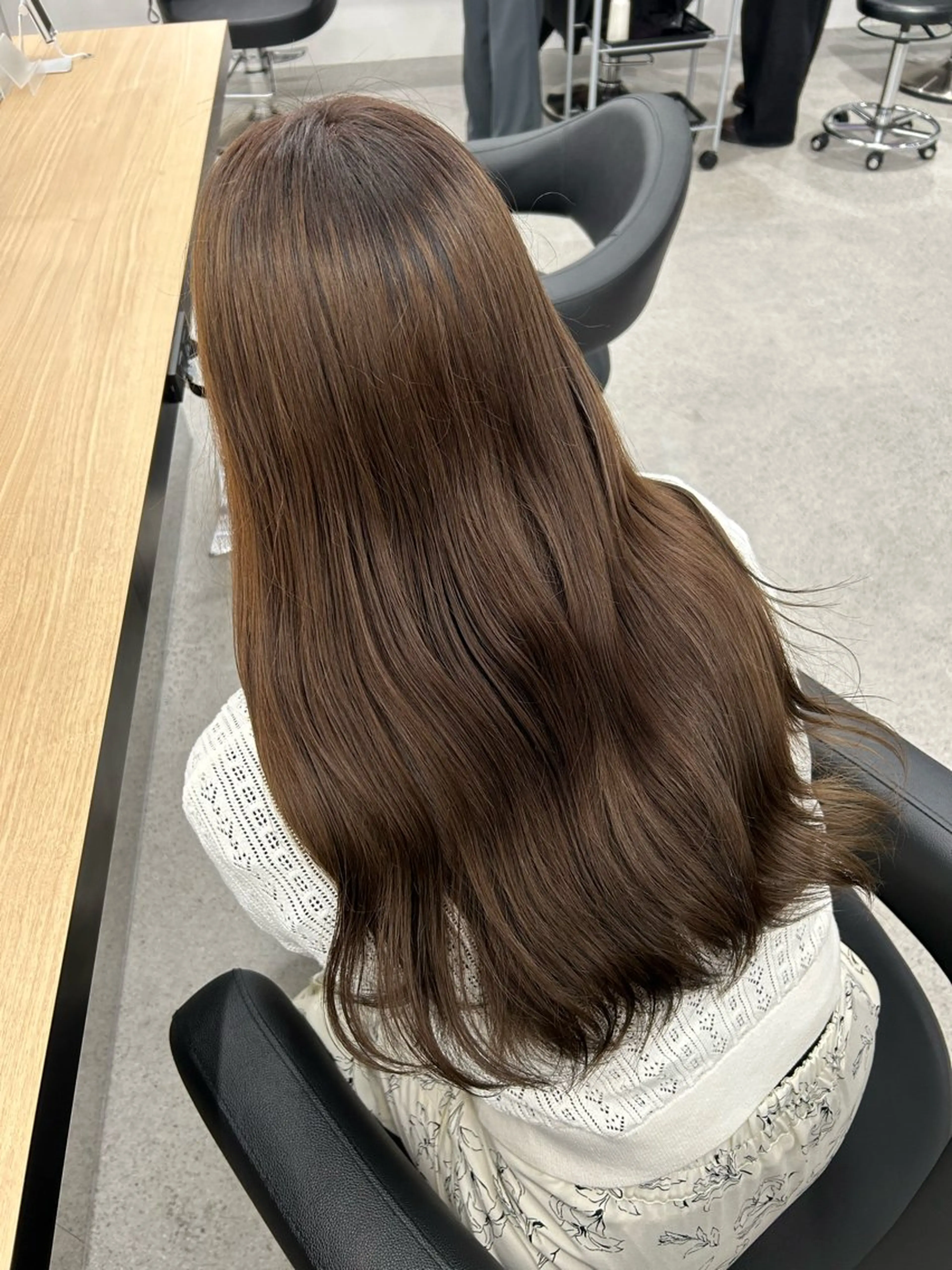 ロング カラー 愛結 暖色カラー🎀🩰のヘアスタイル