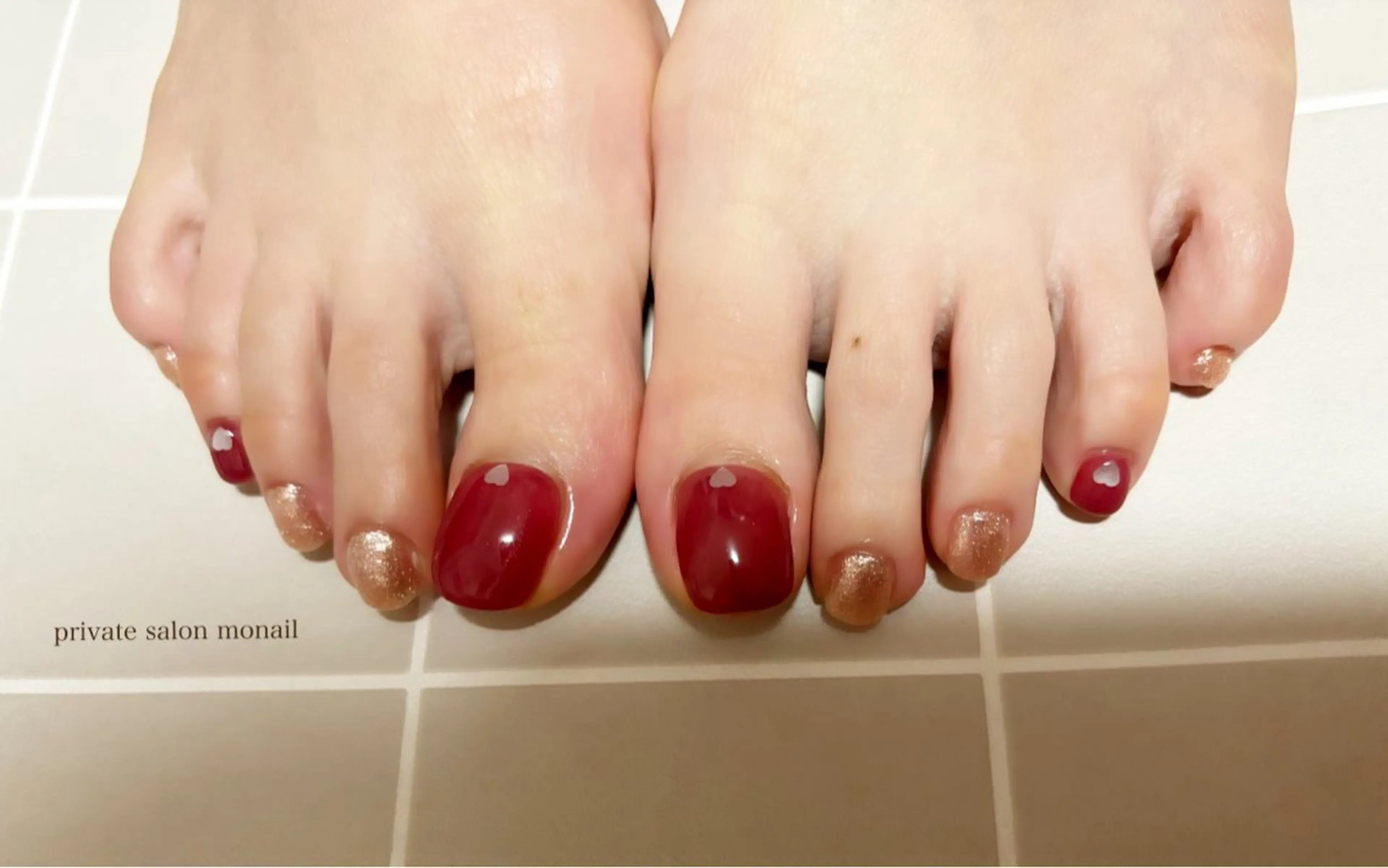 ネイル フットネイル private nail monail所属・nail salon monailのネイルデザイン