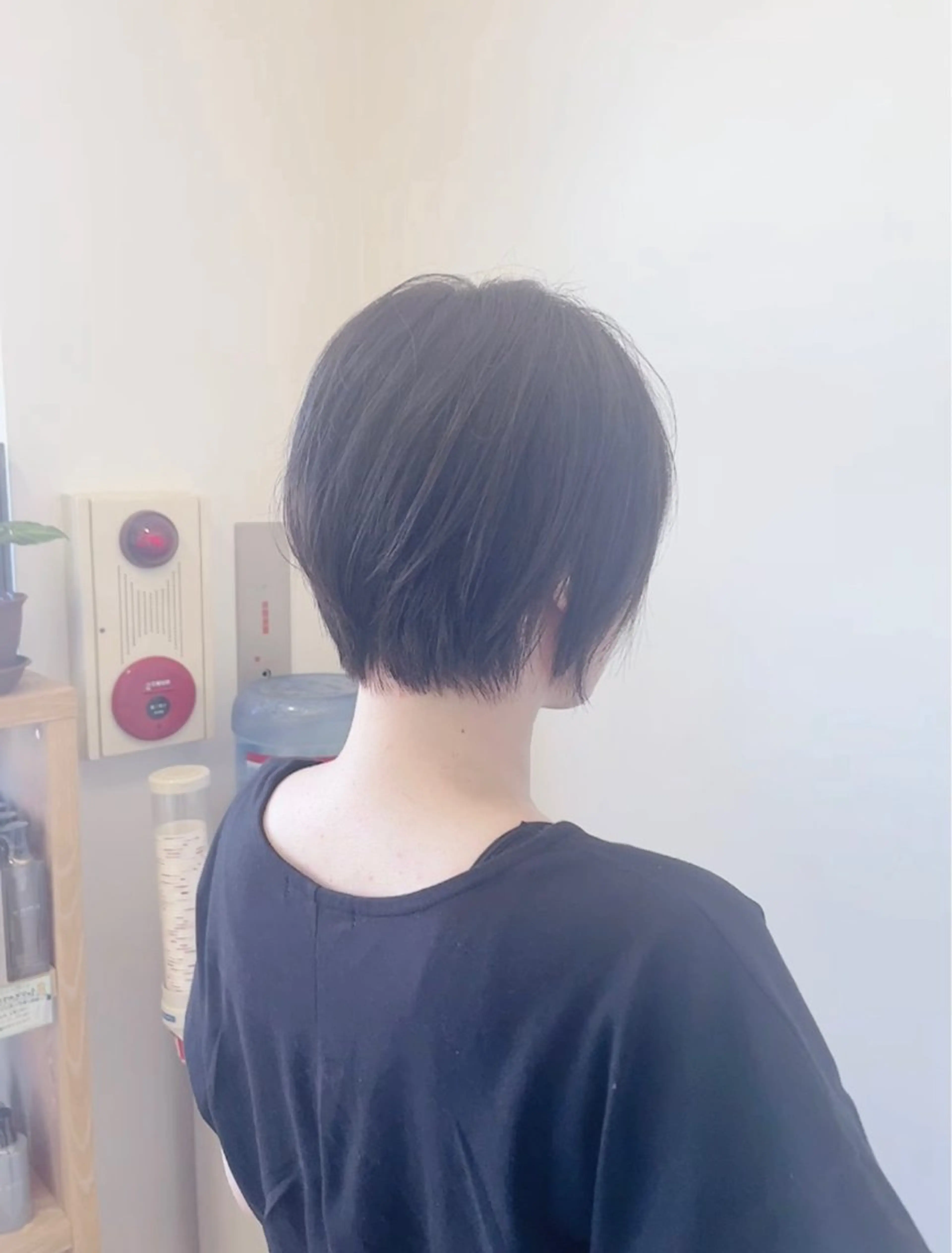 ショート ショートボブ ボブ ショートヘア カット トリートメント ボブ/ブリーチ/ ベージュ/清水祥偉のヘアスタイル