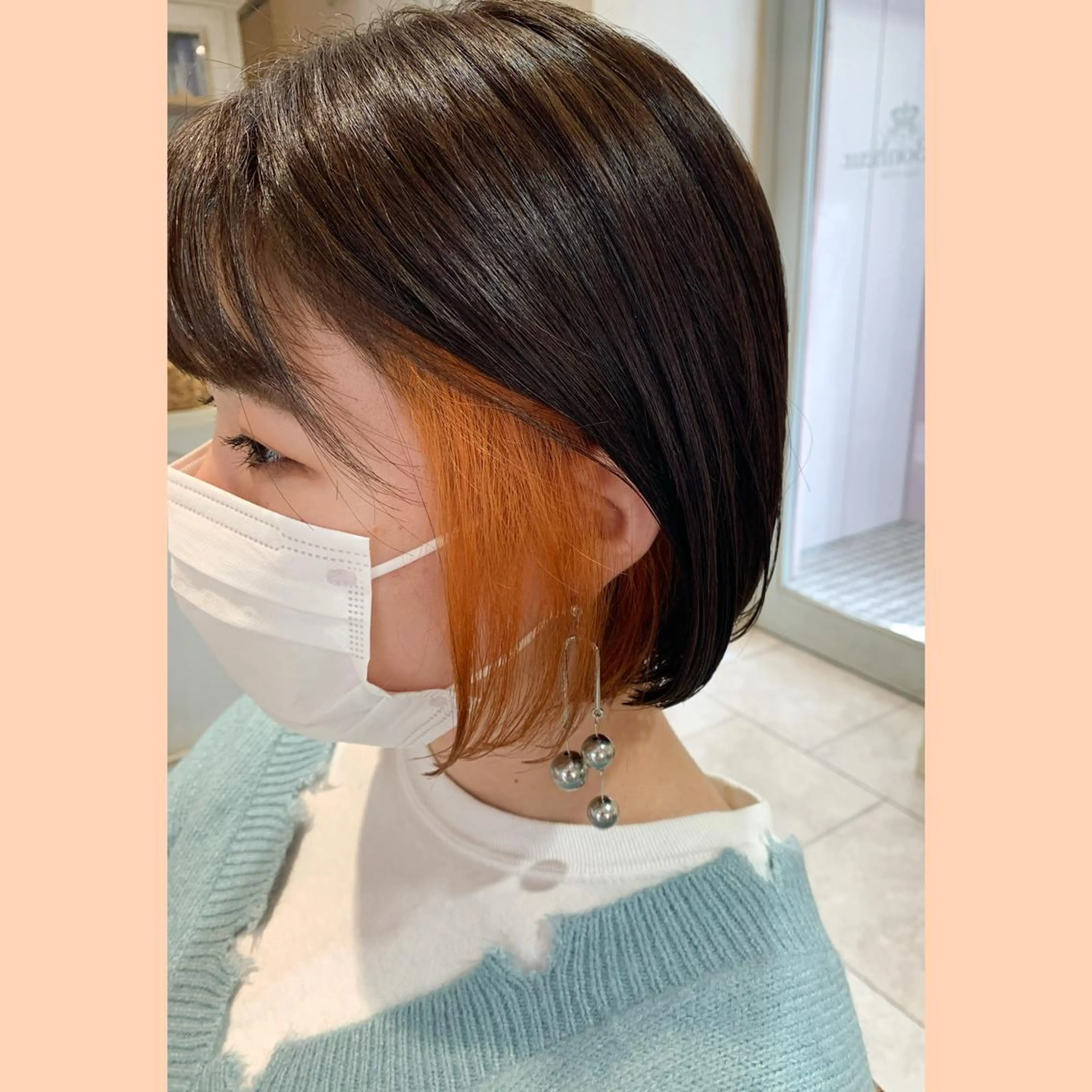 ショート ボブ カット ヘアカラー トリートメント 浅沼 久瑠美のヘアスタイル