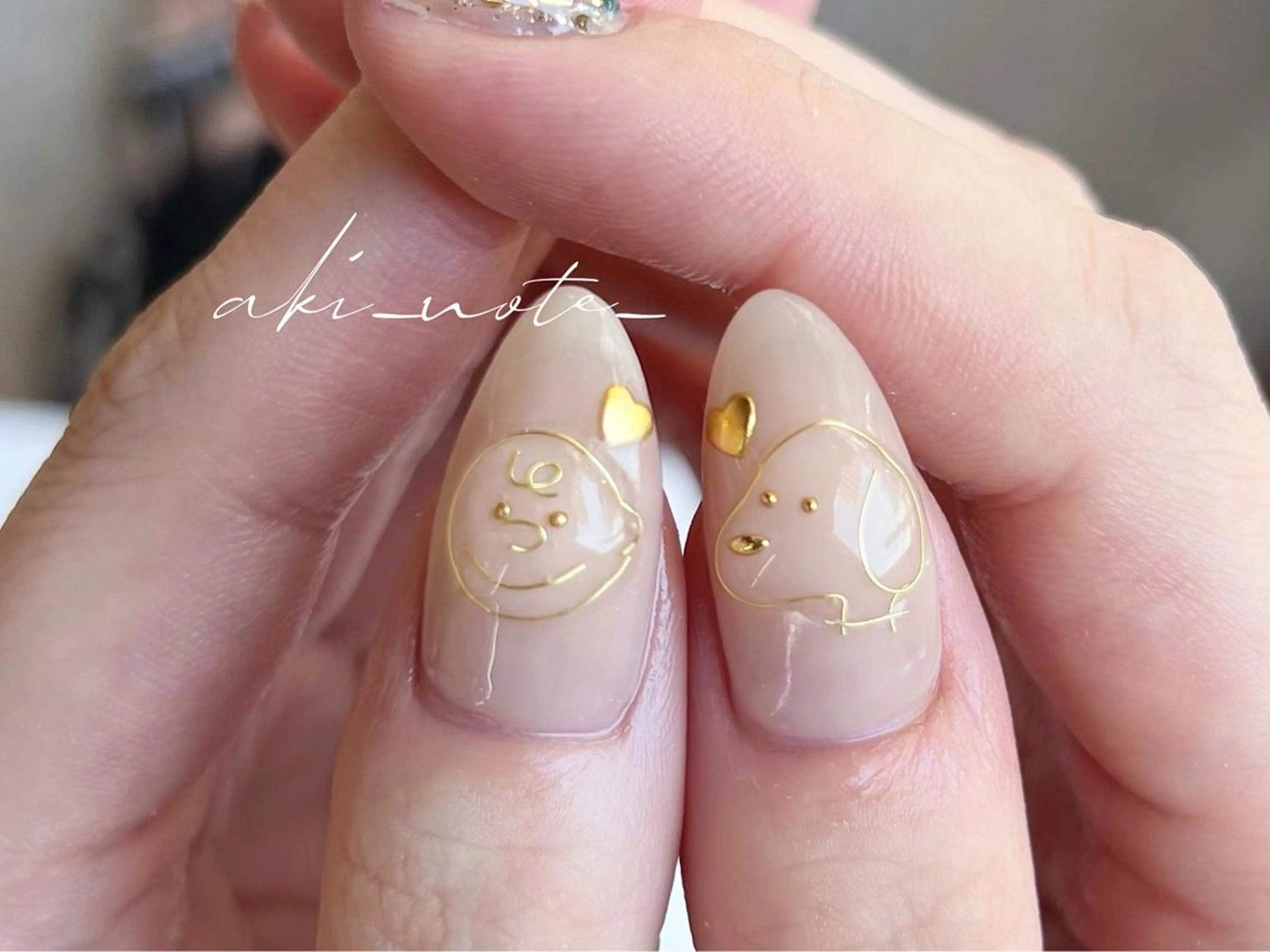 ネイル アートネイル ジェルネイル シンプルネイル ハンドネイル フットネイル GRANDE大須 栄/店長 aki🌙のネイルデザイン