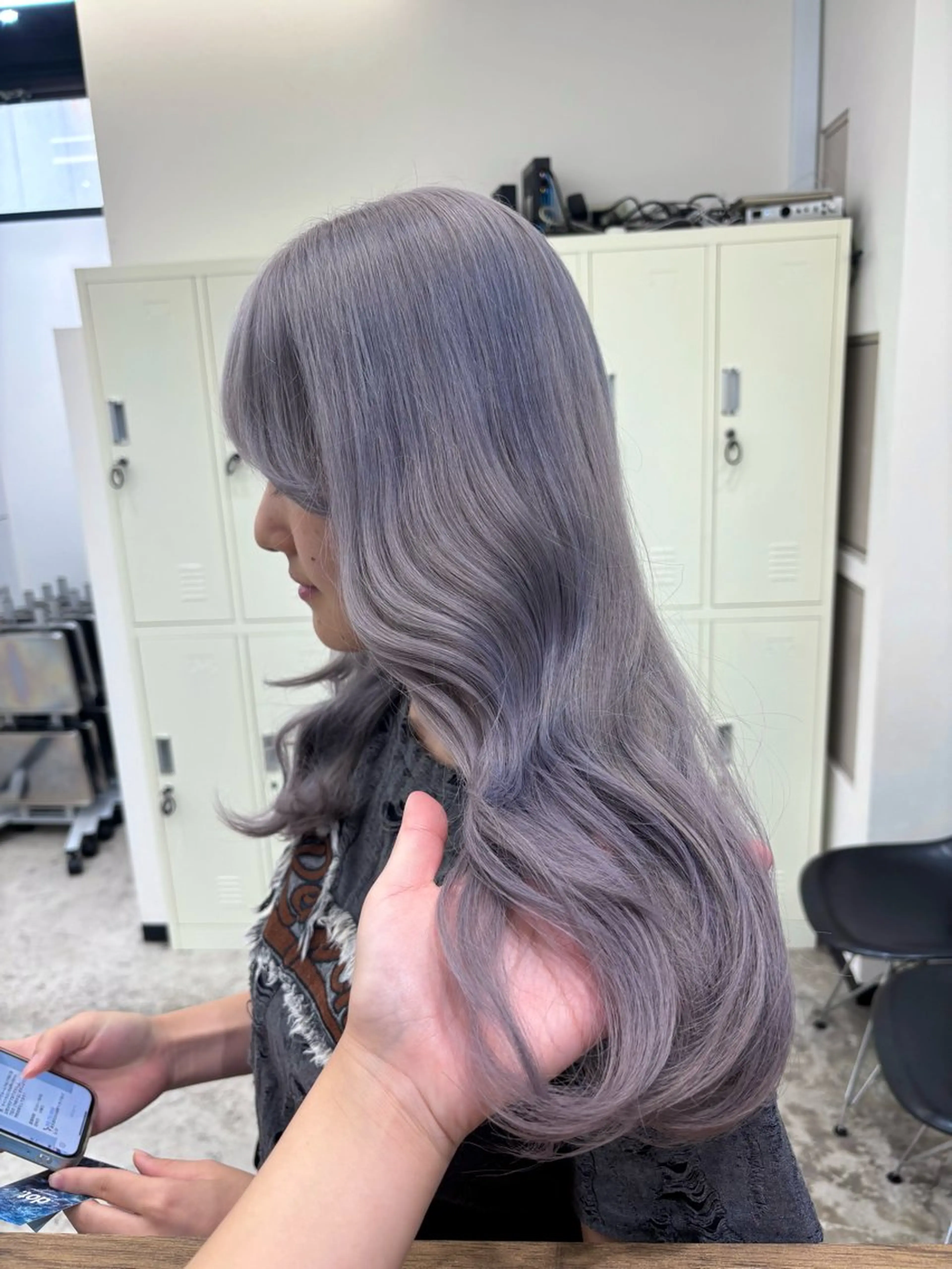 ロング ヘアカラー 🌈ハイトーンカラー ⋆˚ʚɞにいな🌈のヘアスタイル