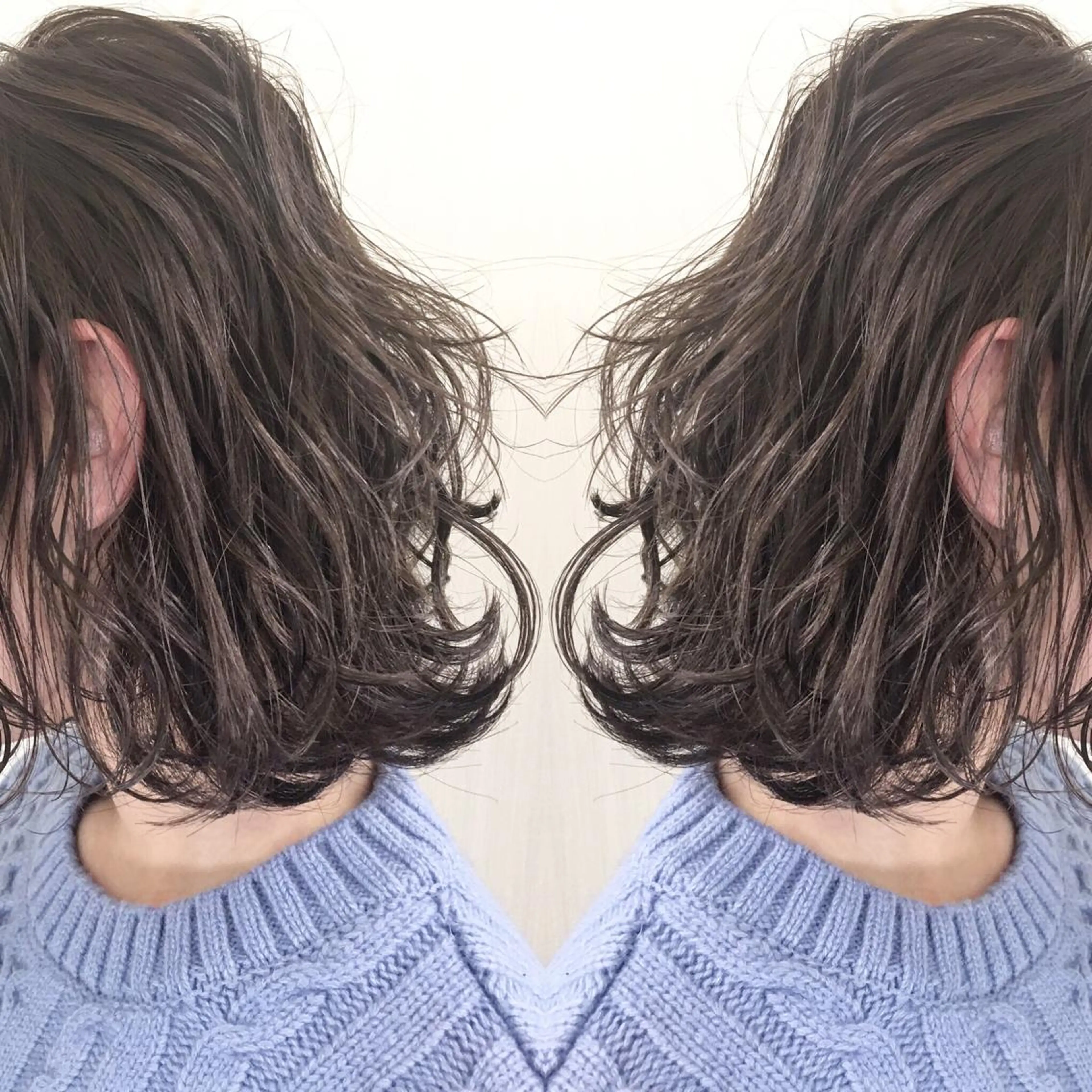 ミディアム カラー ケアブリーチ白髪染め TAKUMIのヘアスタイル