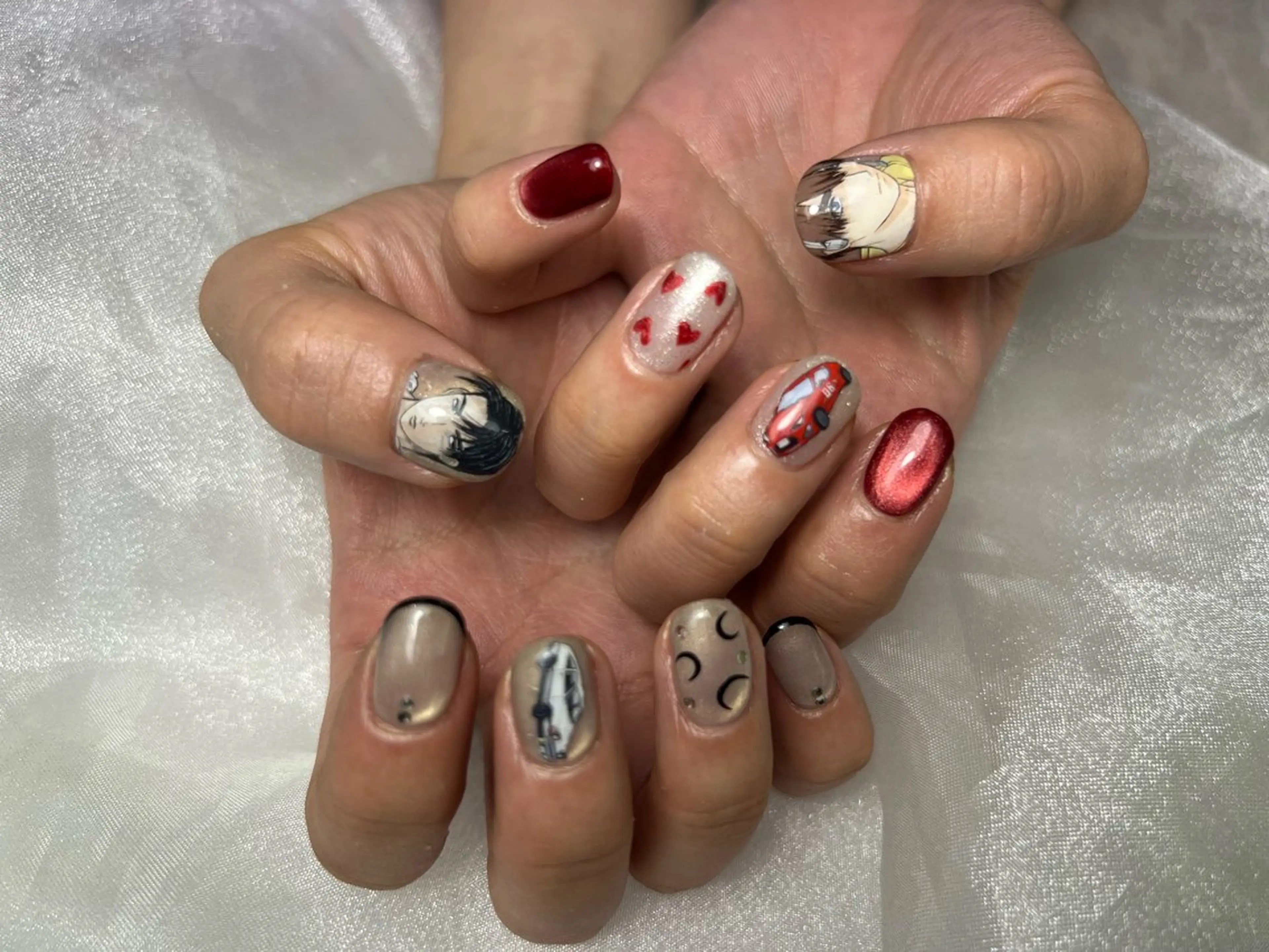 ネイル ハンドネイル Mana‪ ‪·͜· ❤︎‬のネイルデザイン