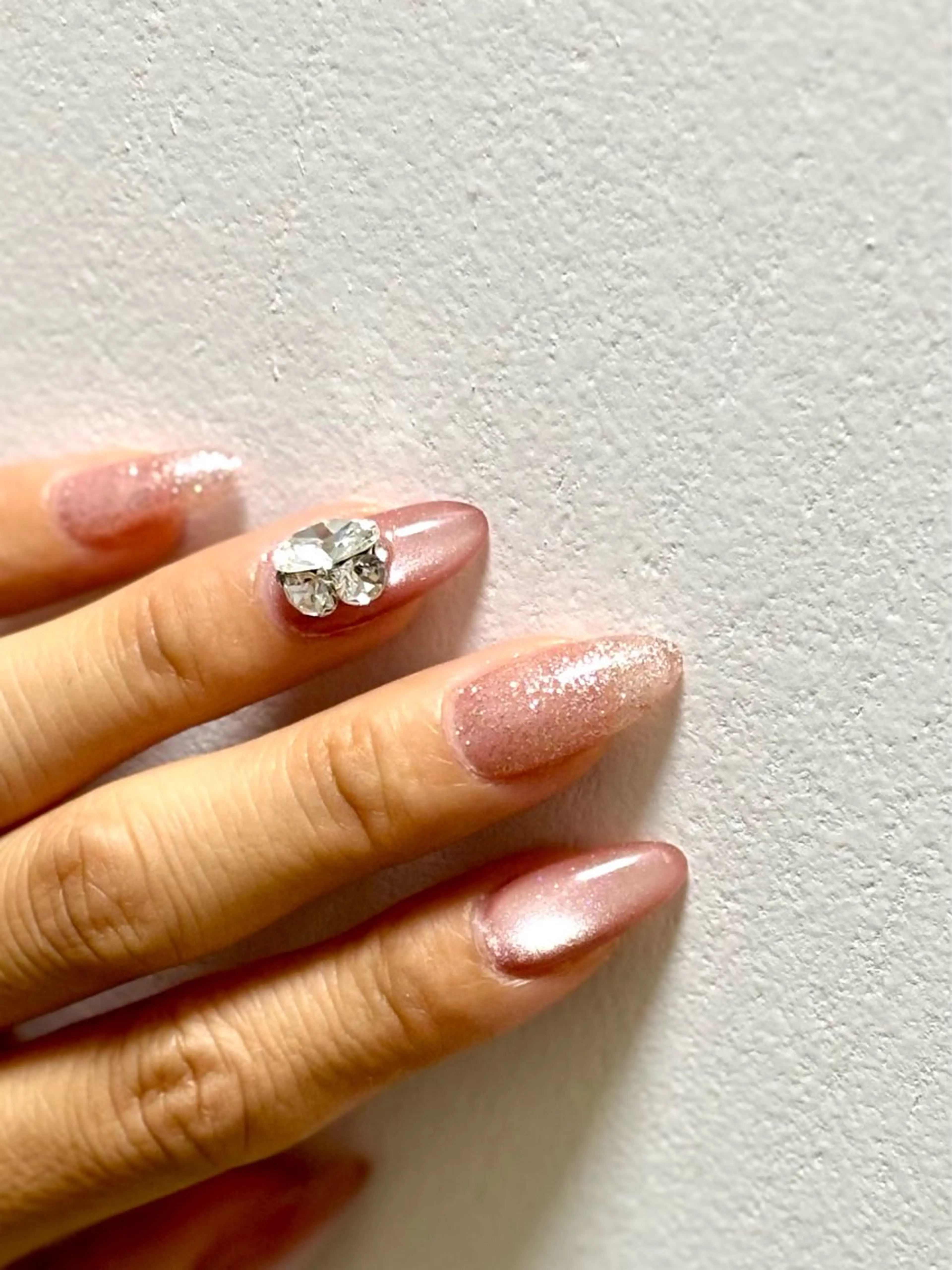 ネイル フラッシュネイル マグネットネイル ストーンネイル めぐみのネイルサロン keikoのネイルデザイン