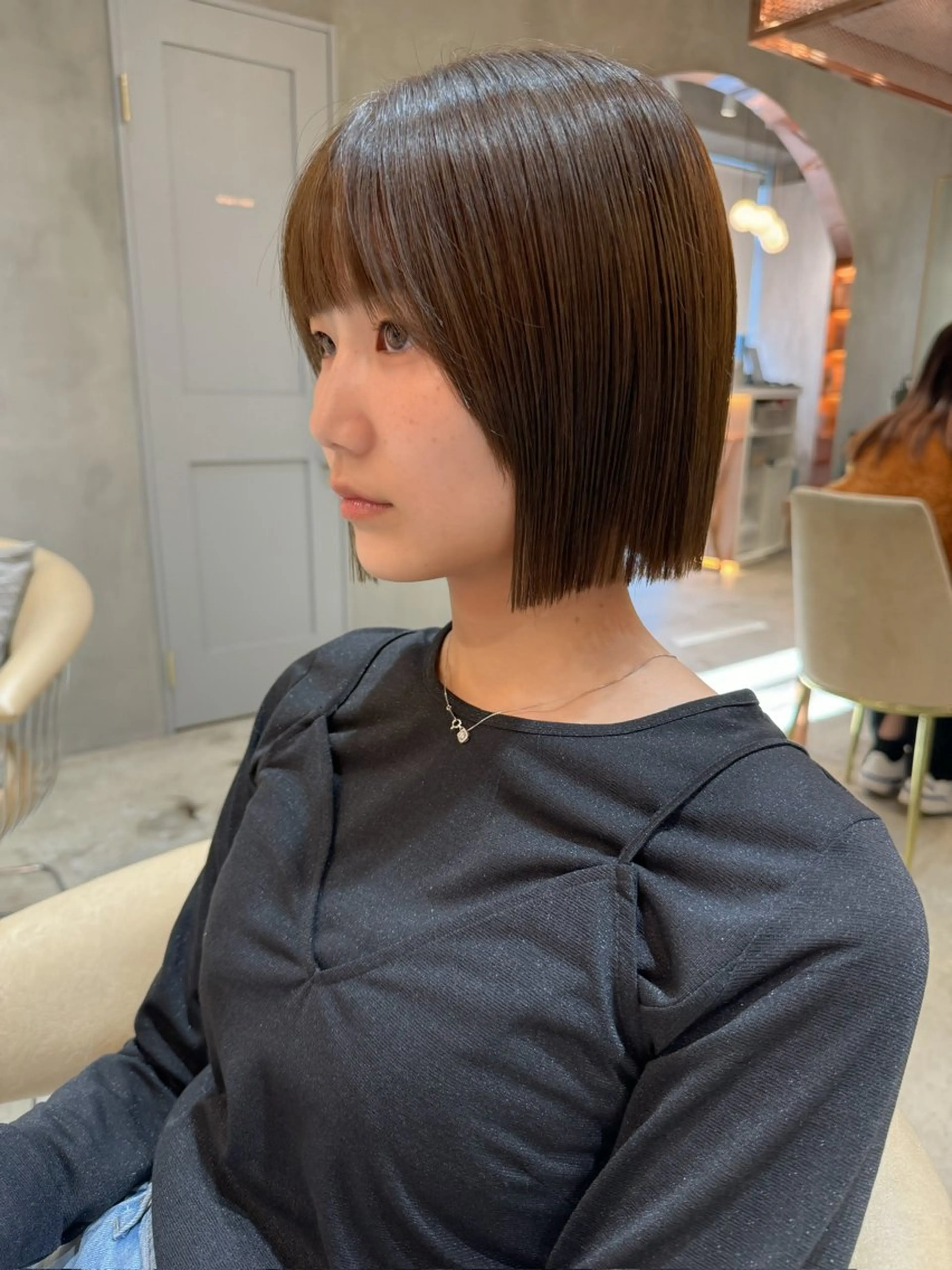 ショート カット ヘアカラー トリートメント 🌹ボブ/髪質改善 韓国レイヤー🌹澤口のヘアスタイル