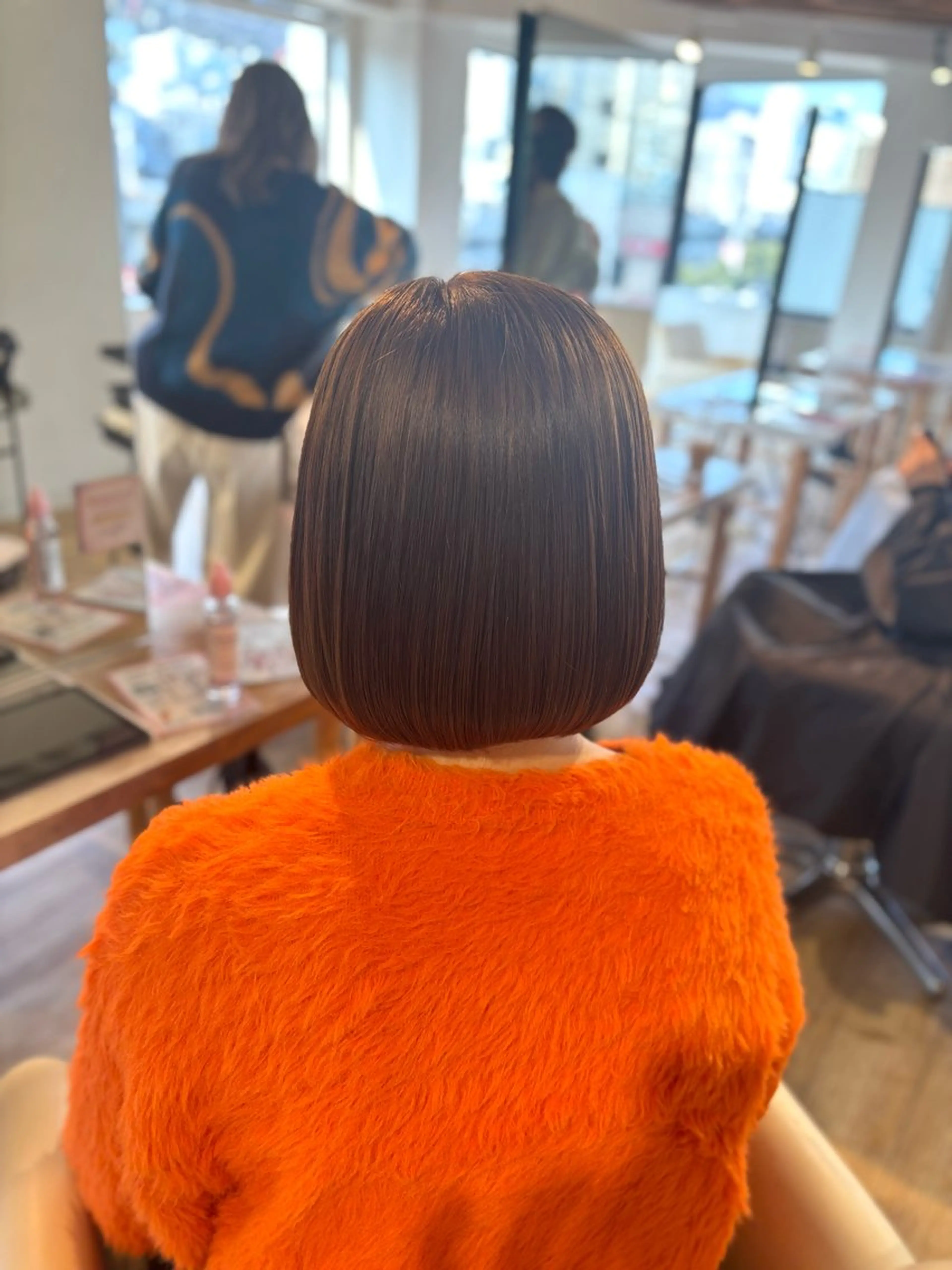ショート トリートメント ヘアカラー 女性専用サロン iiro所属・hina/透明感🍒 【元町】のヘアスタイル