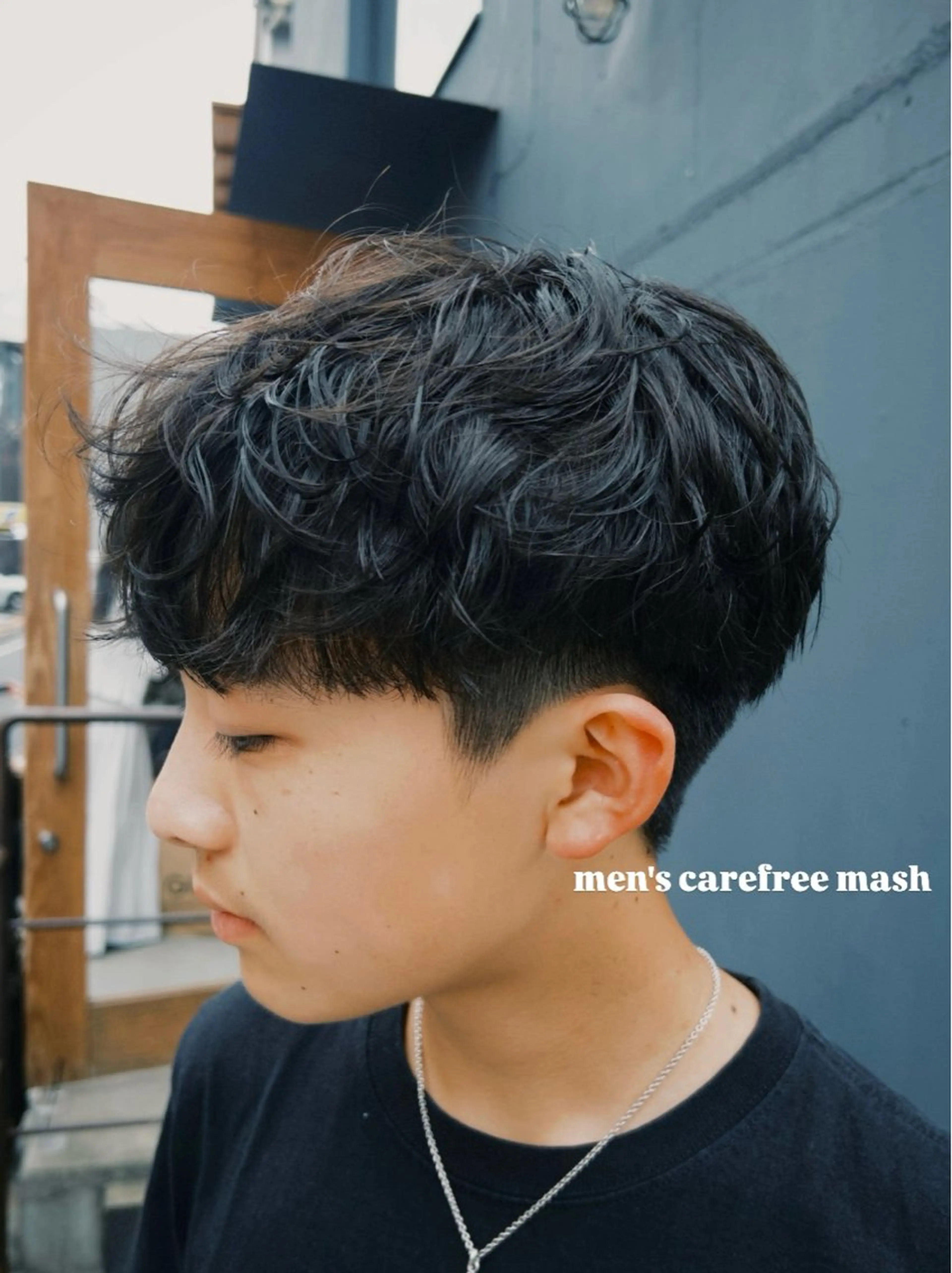 【火、水、木】19:30​〜​【金】20:30​〜​men'sマッシュパーマ限定✨🫧（カット込み）ケア剤付🪼の写真