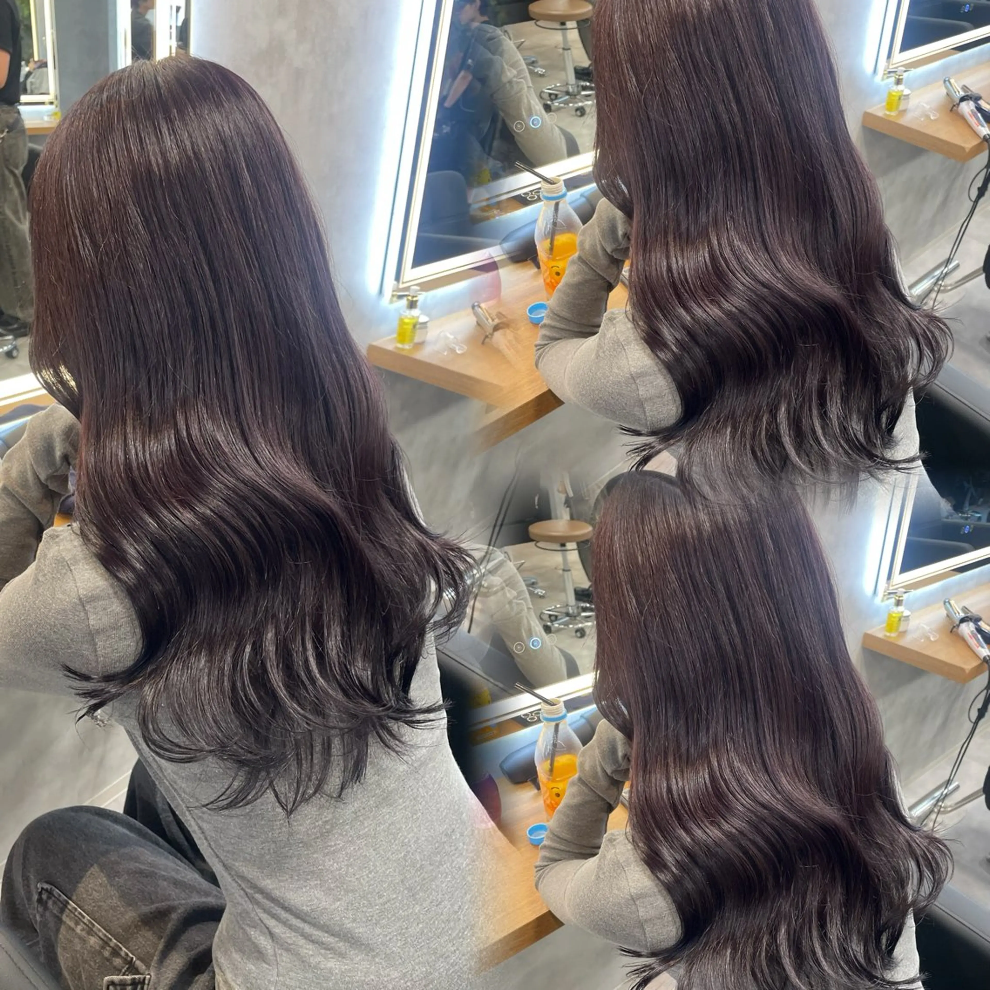 ロング カラー ヘアカラー トリートメント 透明感カラー/推しカ ラー☁️JURAのヘアスタイル