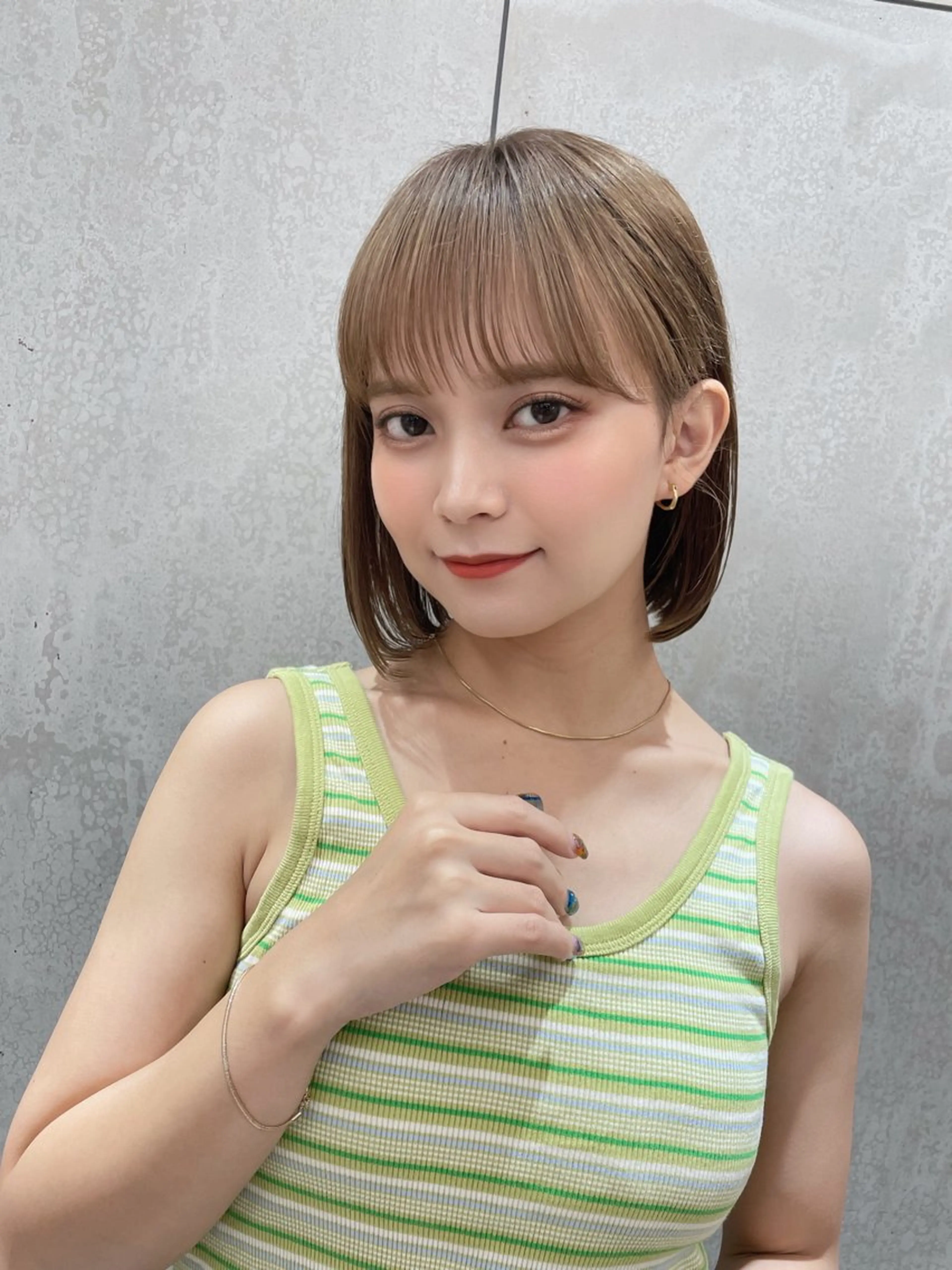 ショート ボブ オオクラ マオのヘアスタイル