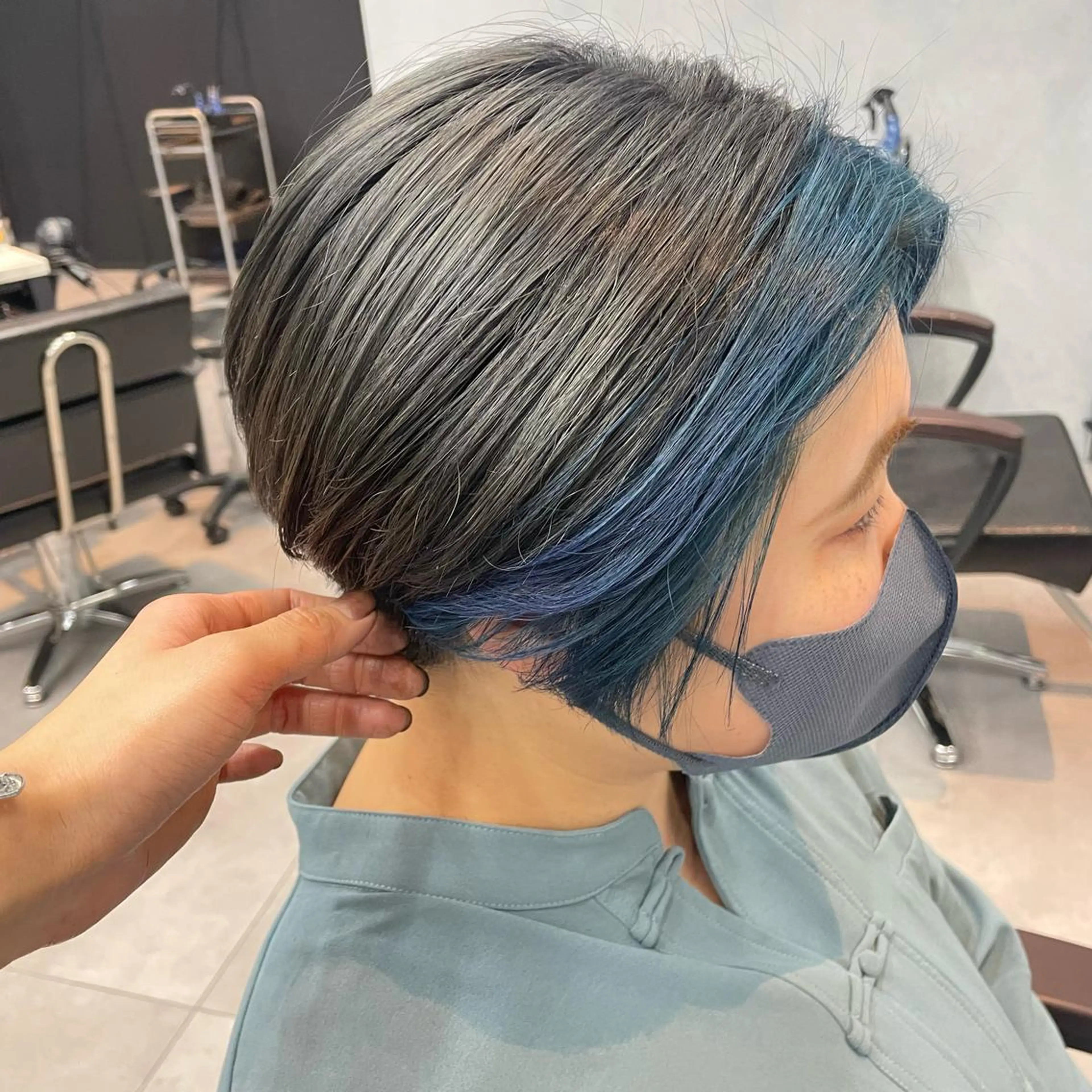 ショート ヘアカラー 🫧艶髪/ブリーチ 🐳honami🫧のヘアスタイル