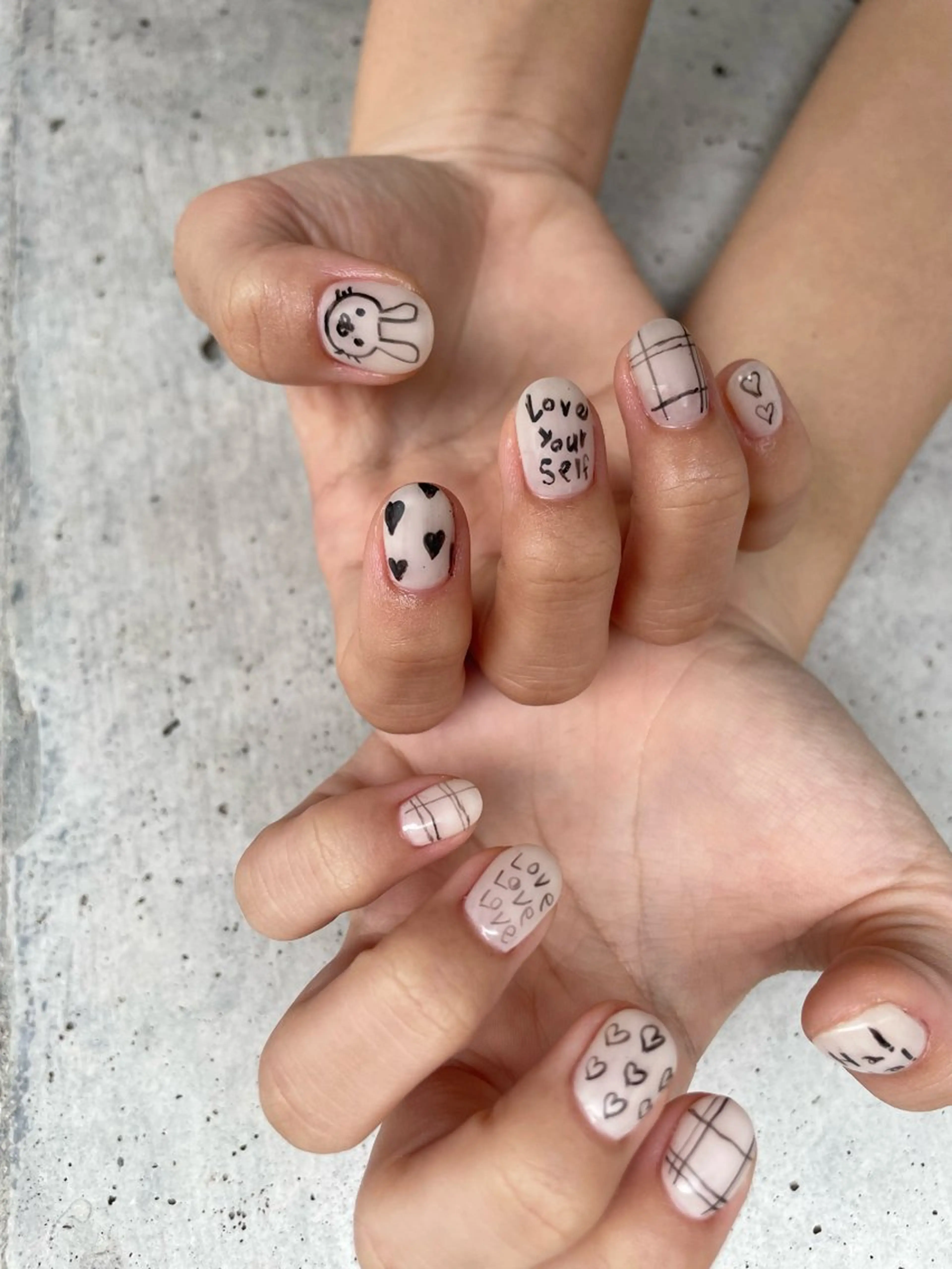 ネイル ハンドネイル nail salon Re:na-juのネイルデザイン