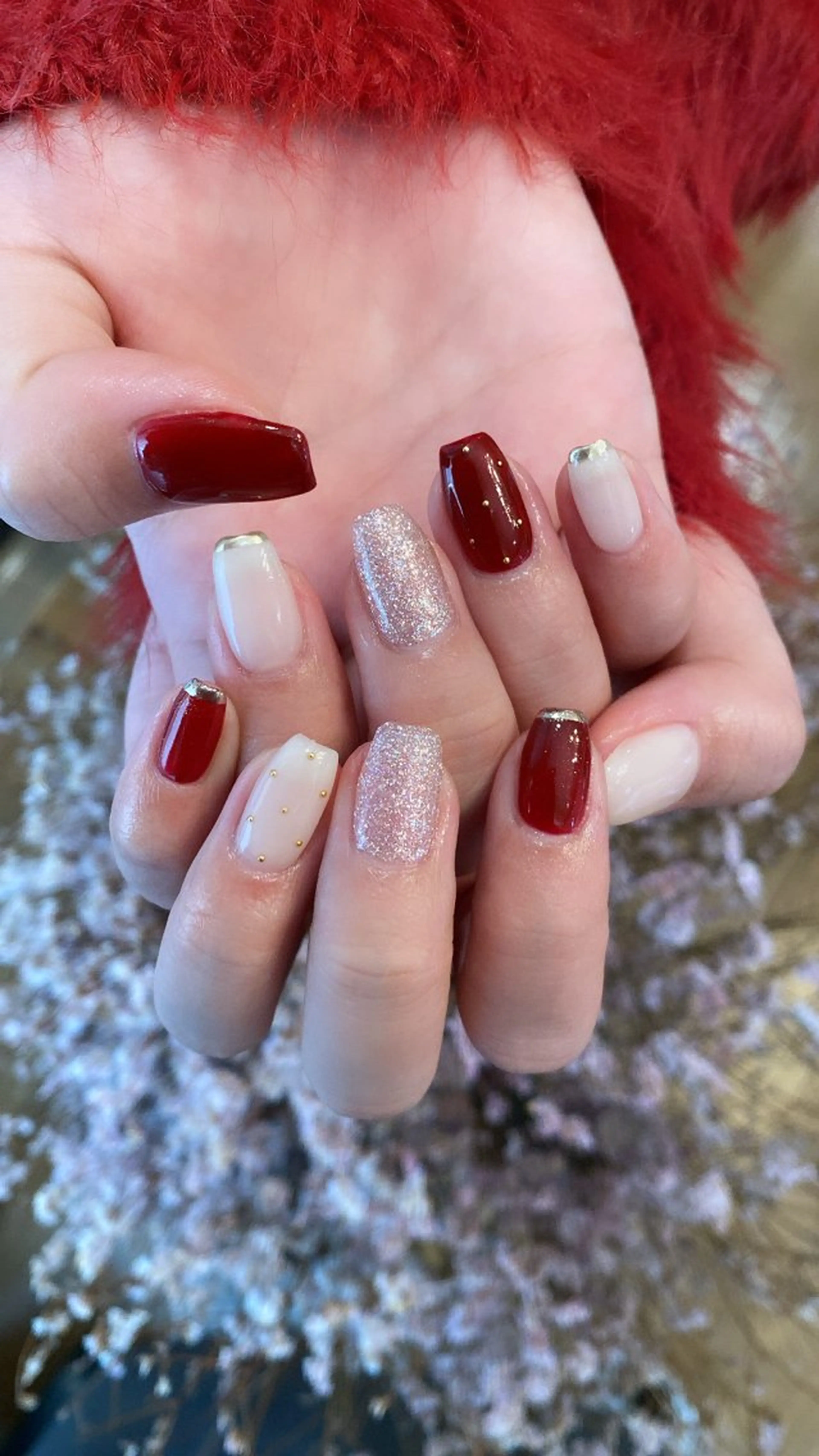 ネイル crystal ⭐︎ colorのネイルデザイン