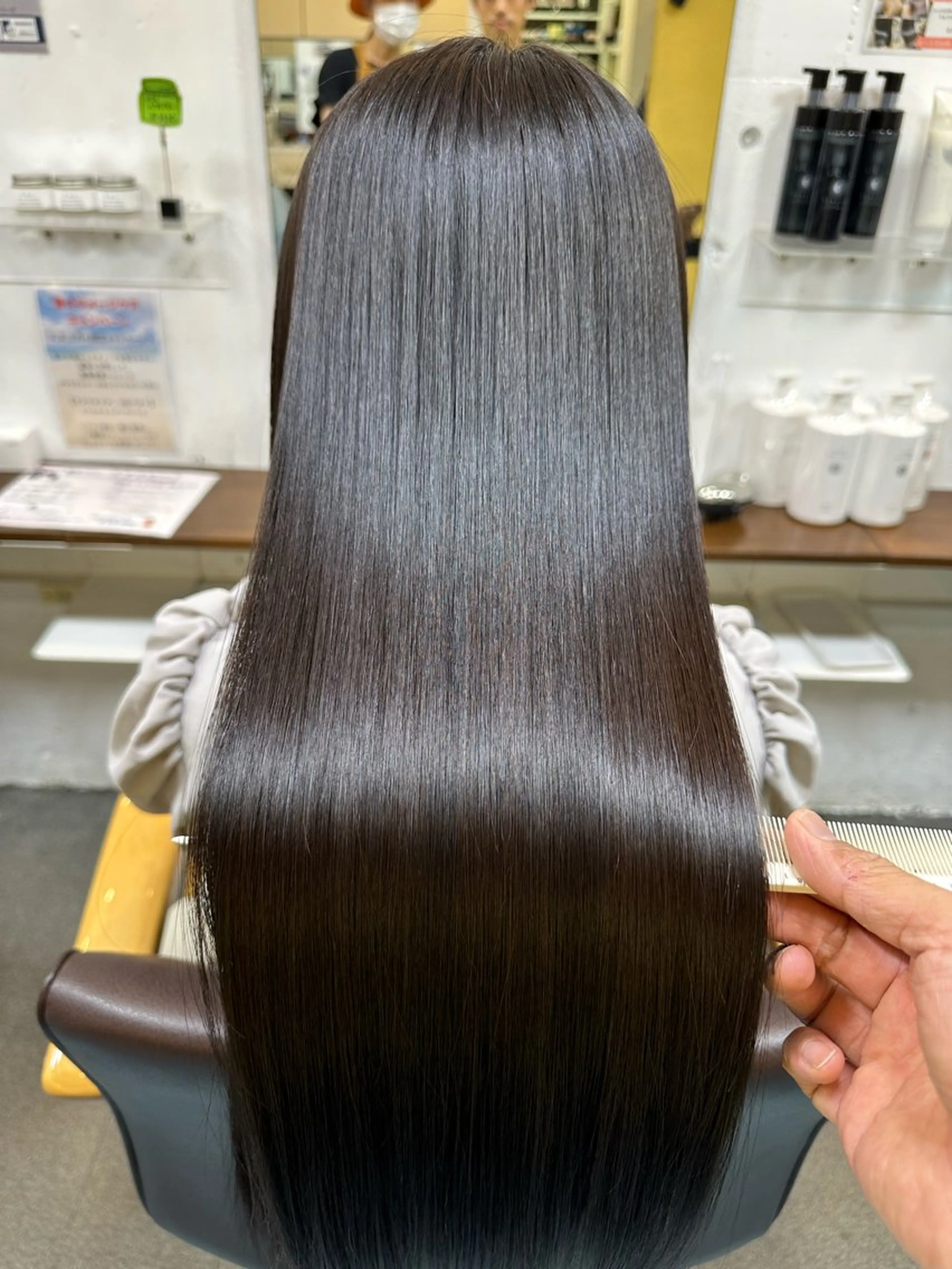 ロング 髪質改善 【髪質改善】に特化 オリーブオイルクラブのヘアスタイル