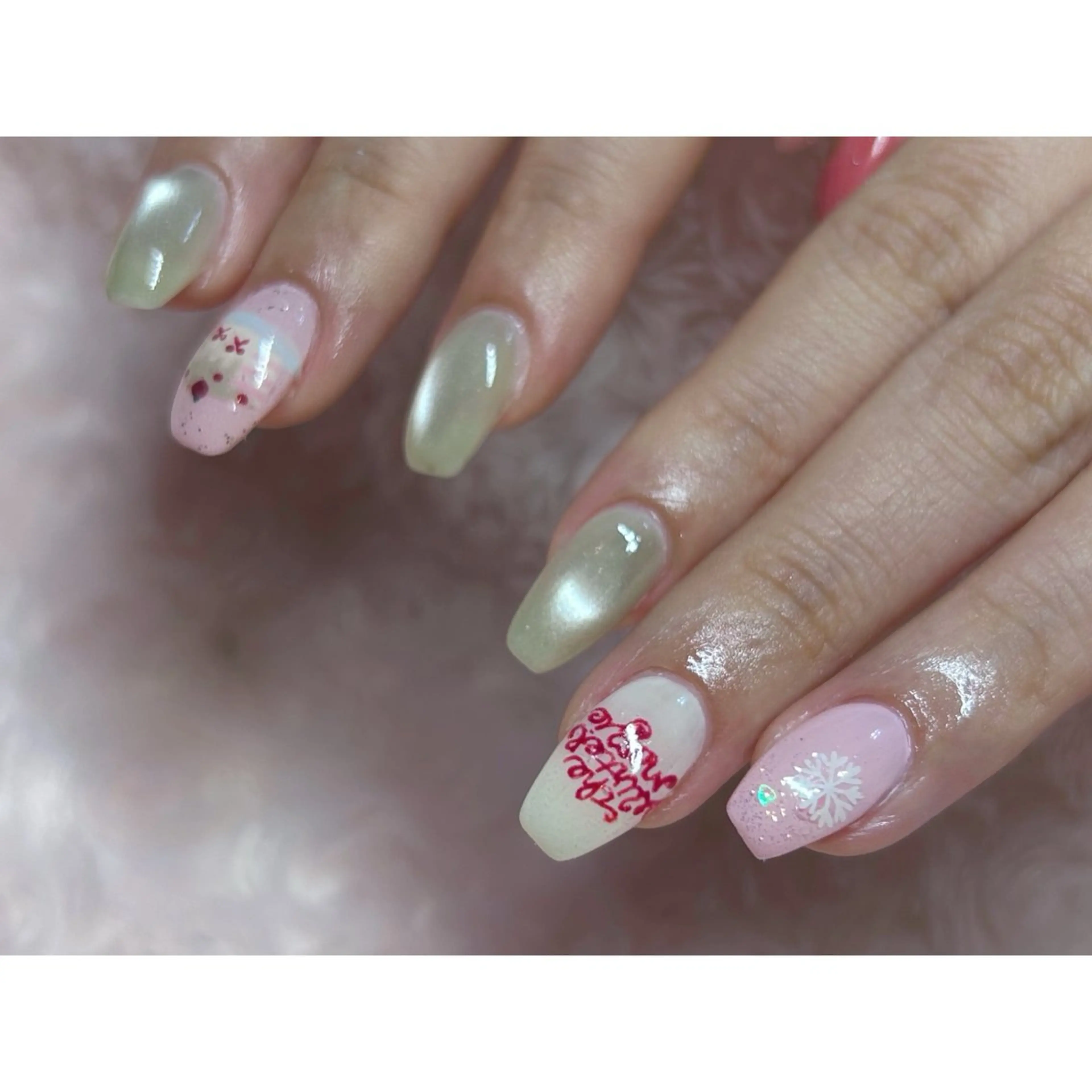 ネイル ハンドネイル 横浜駅東口 🐬🫧 ｵｰﾀのネイルデザイン