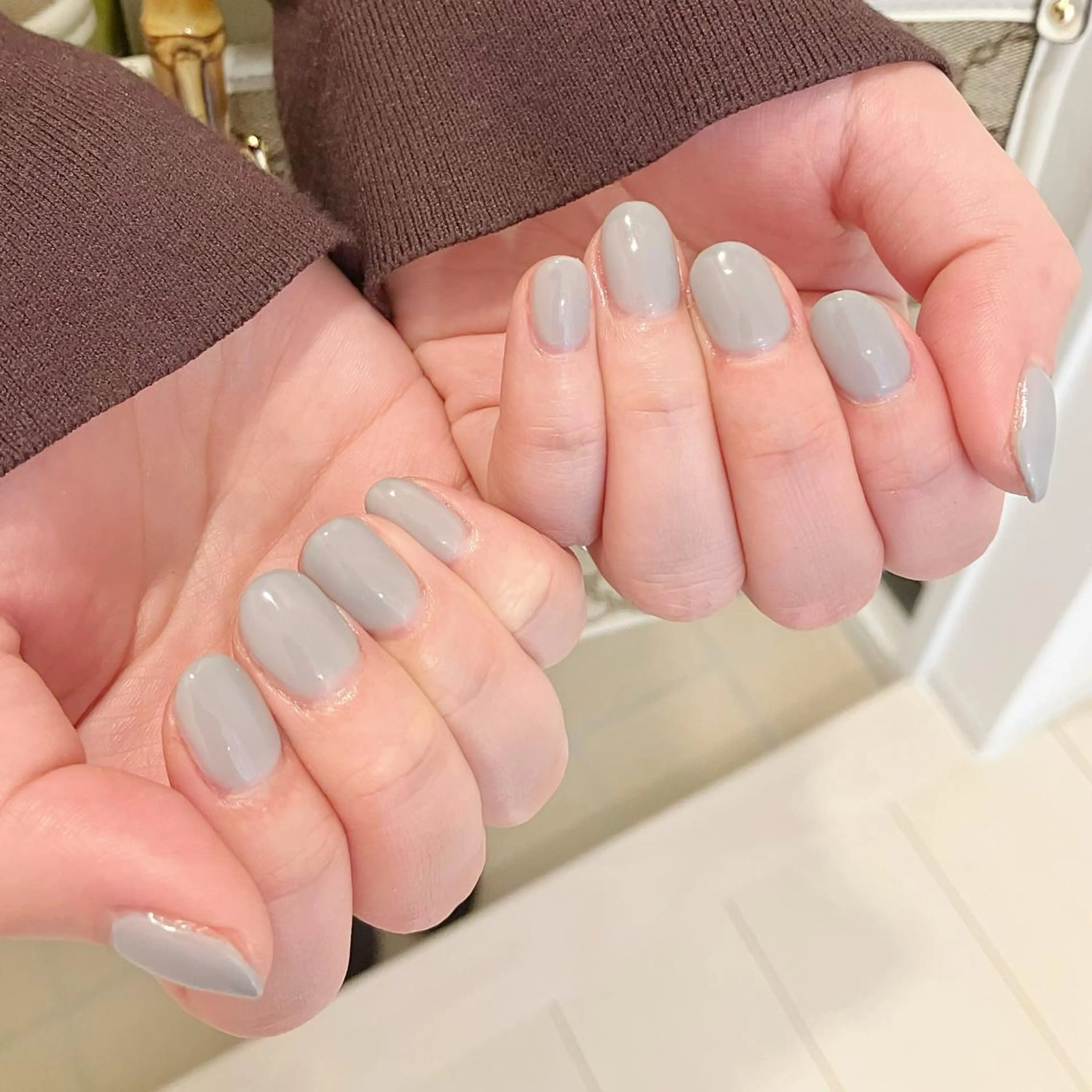 ネイル オーロラネイル フラッシュネイル ジェルネイル 氷ネイル・うるうるネイル キラキラネイル ハンドネイル Amour baseのネイルデザイン