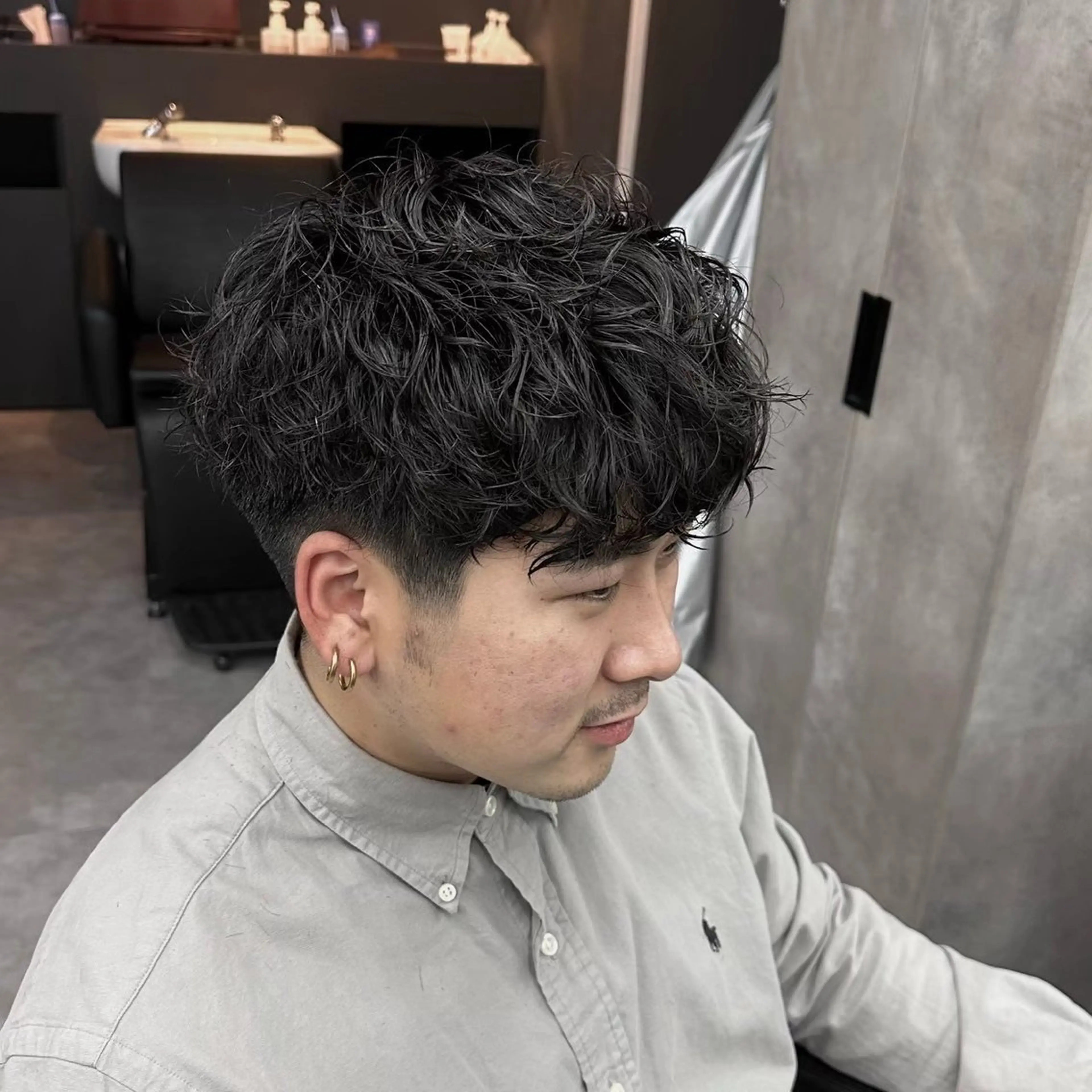 パーマ メンズ ⭐️メンズカラー⭐️ No1二田健吾‼️のヘアスタイル