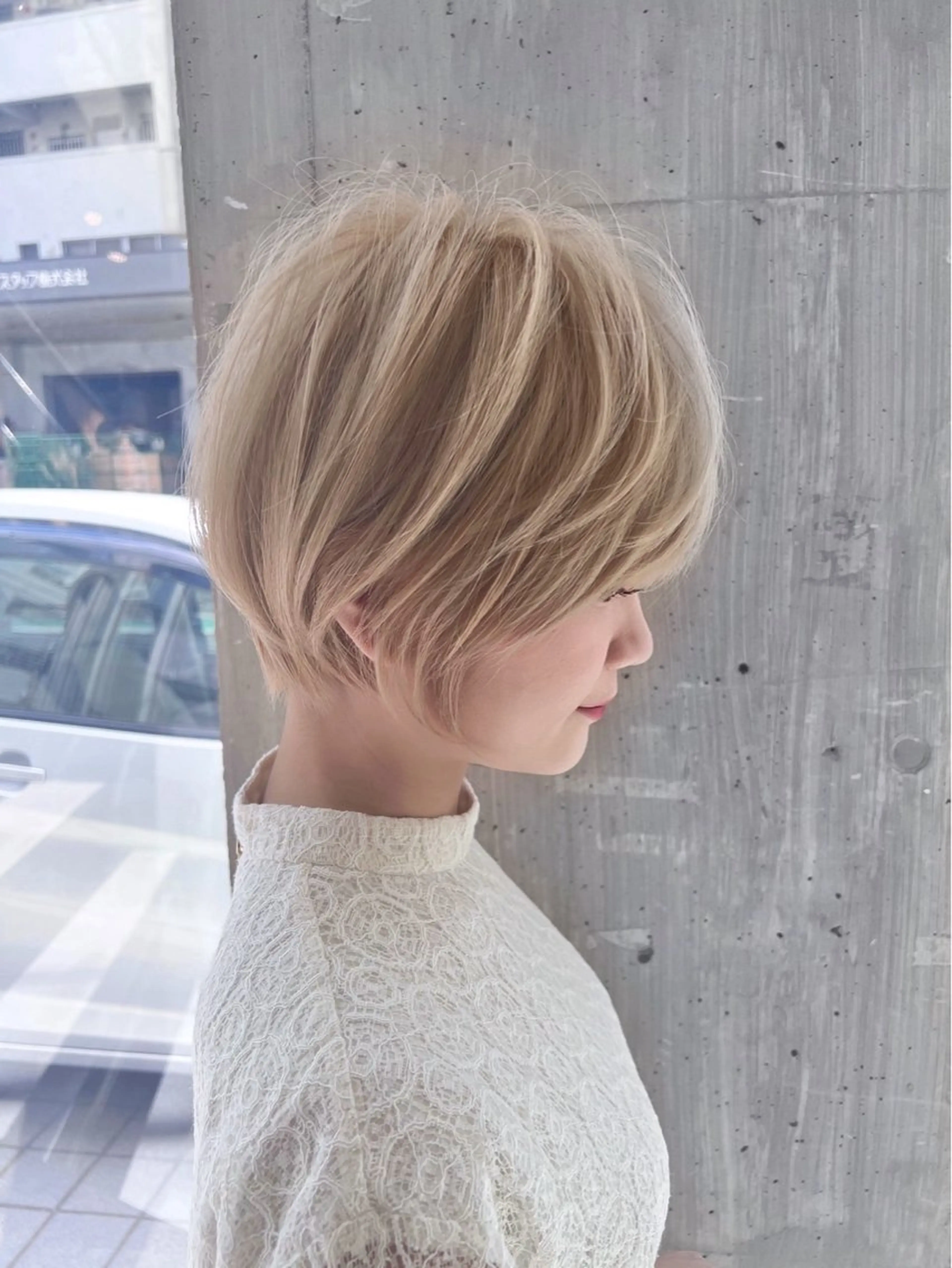 ショート 寺田鼓捺/艶カラー /透明感カラーのヘアスタイル