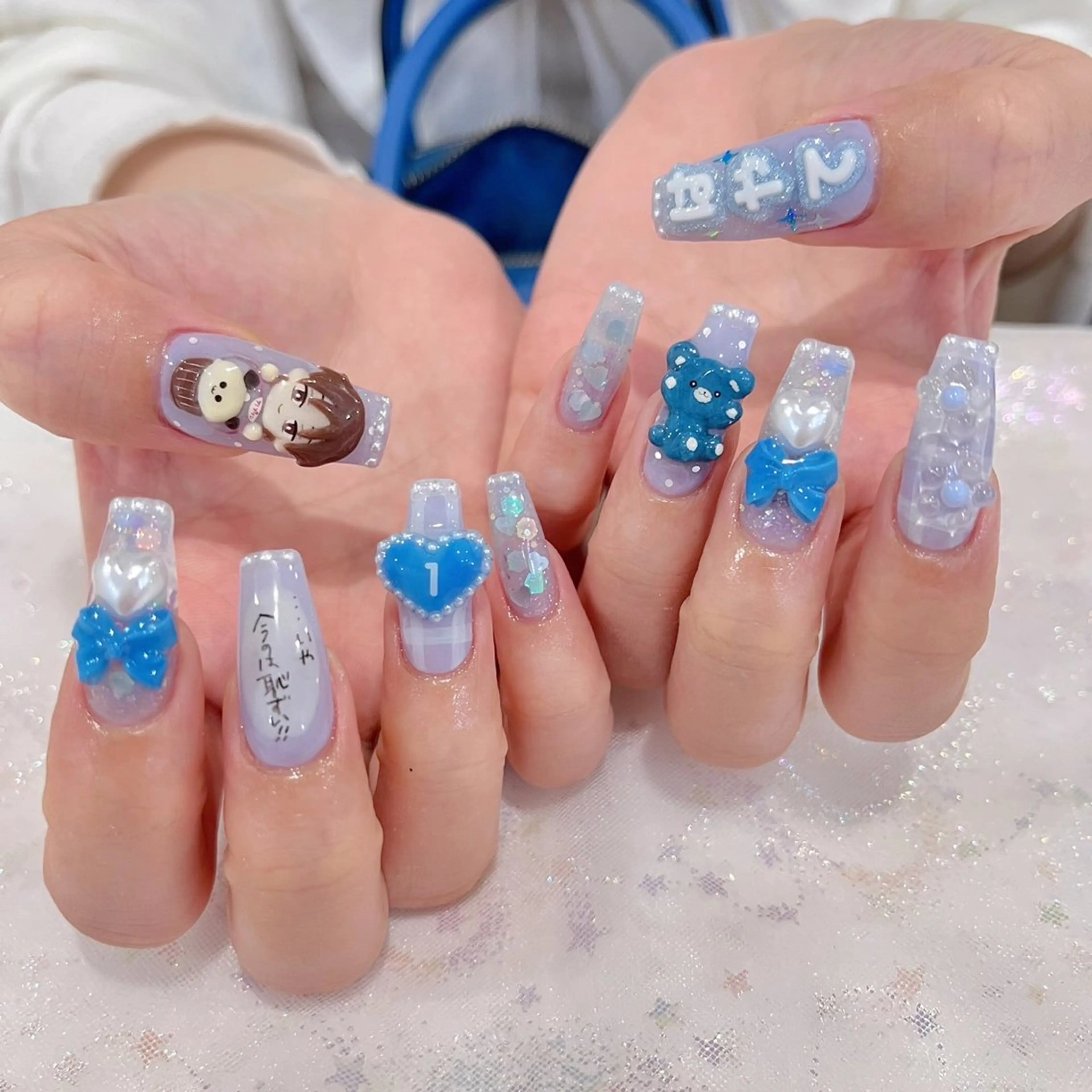 ロング ハンドネイル cho nailのネイルデザイン