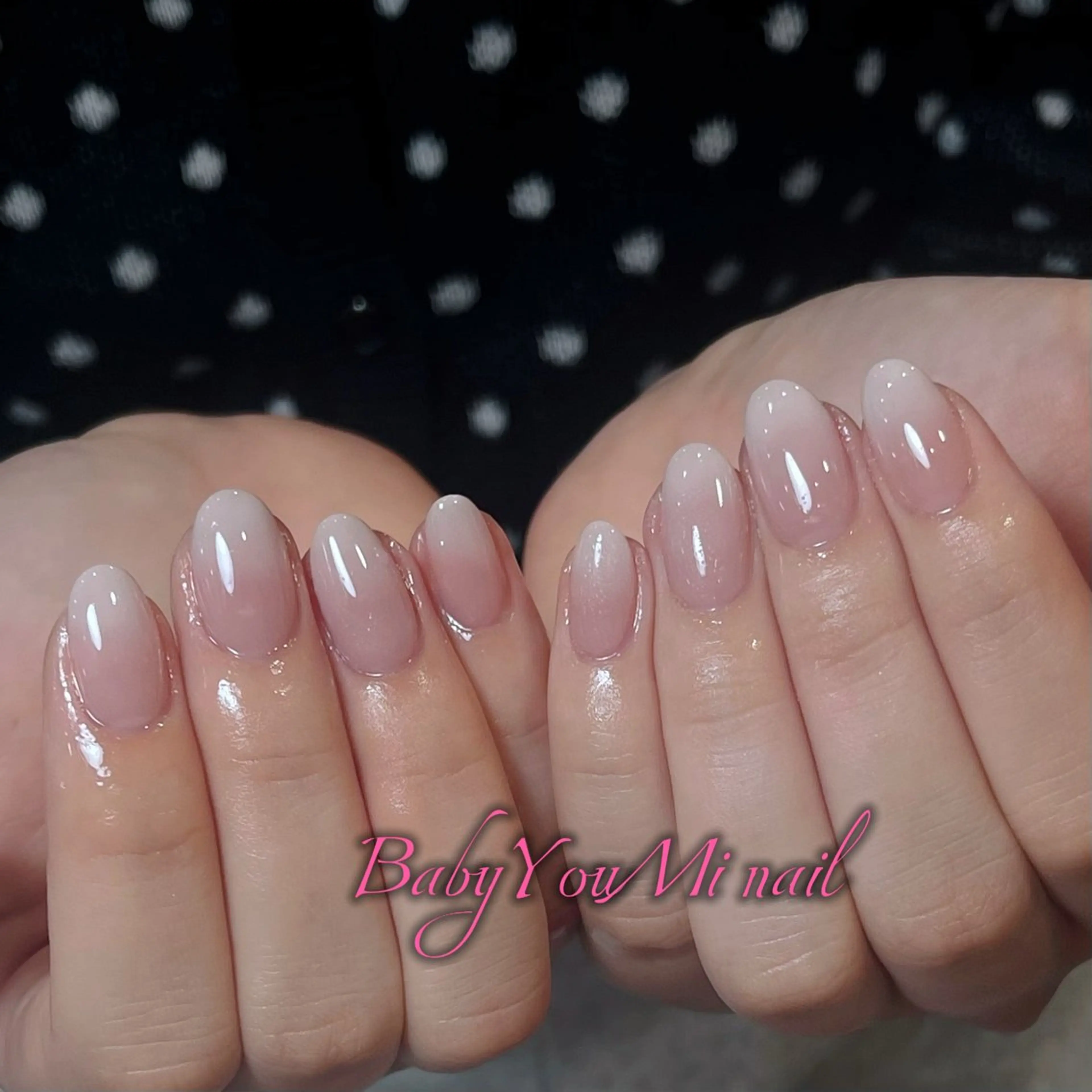 ネイル オーロラネイル フラワーネイル フットネイル フレンチネイル ジェルネイル ハンドネイル BabyYouMi ねねのネイルデザイン