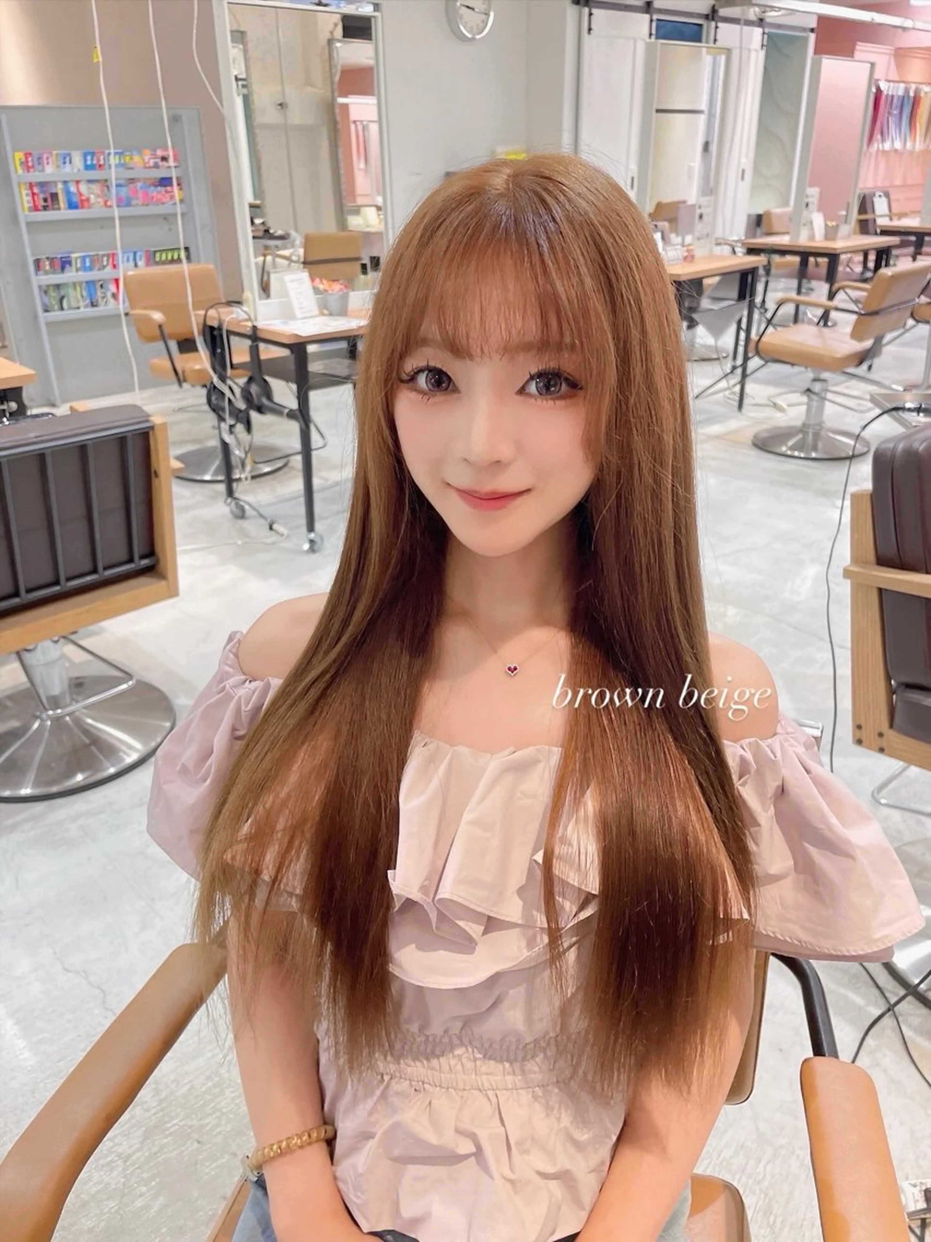 カラー ヘアカラー LUNTY NAMBA  難波駅前店所属・艶髪ワンホンヘア🩶 ayaha🩶のヘアスタイル