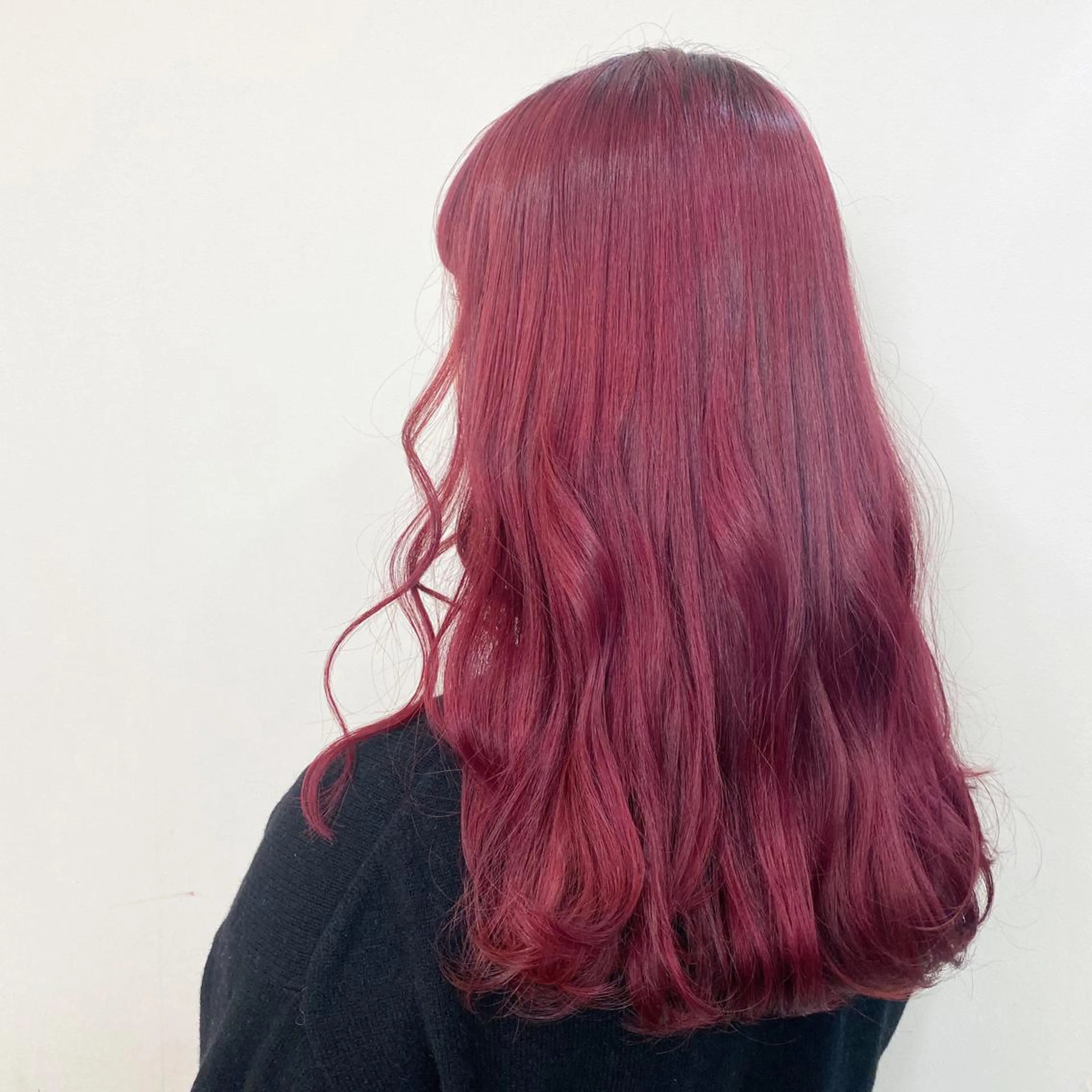 セミロング カラー シールエクステ✨️韓 国羽エクステ🪽和希のヘアスタイル